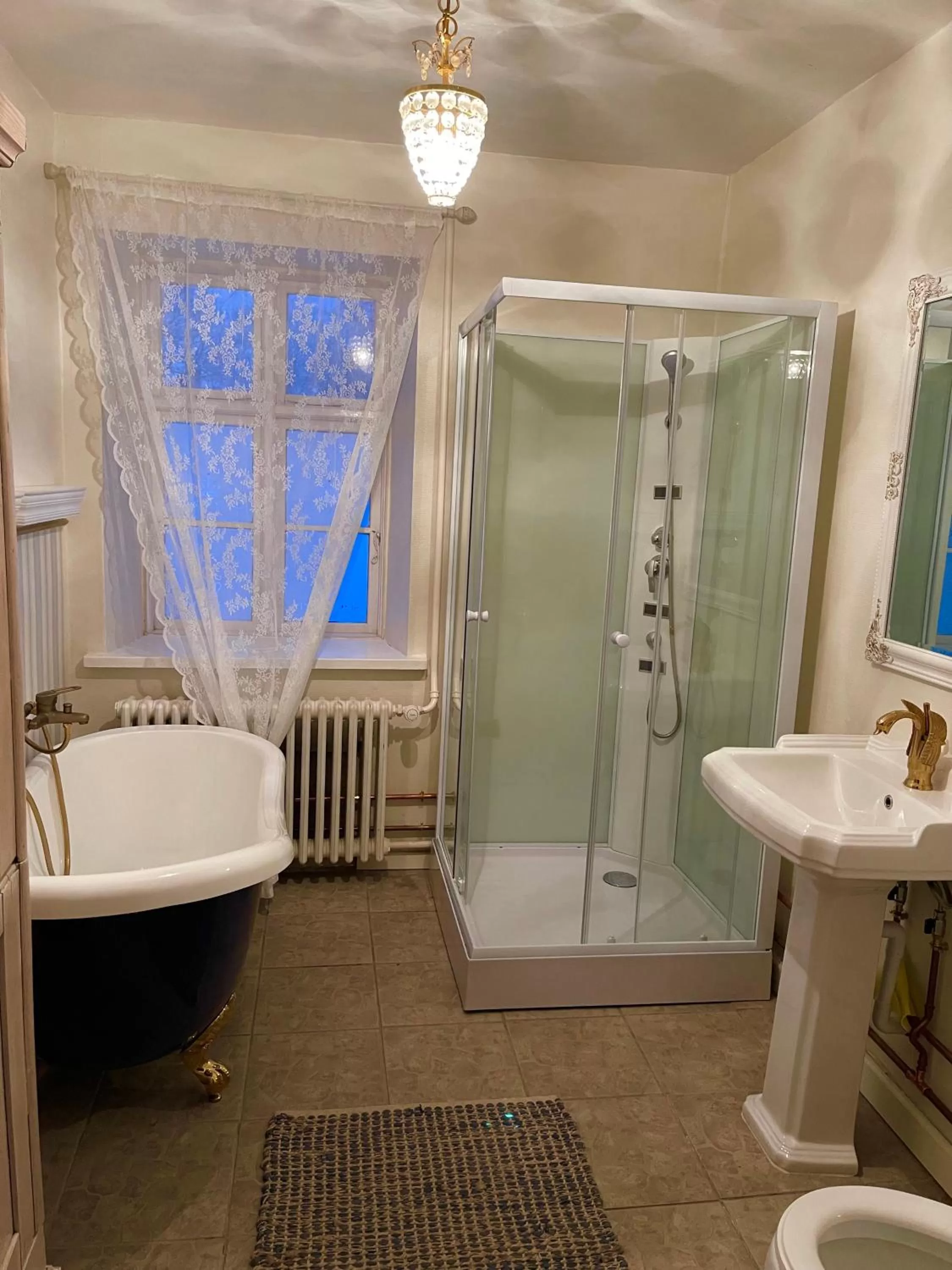 Bathroom in Boutique Hotel Postgården