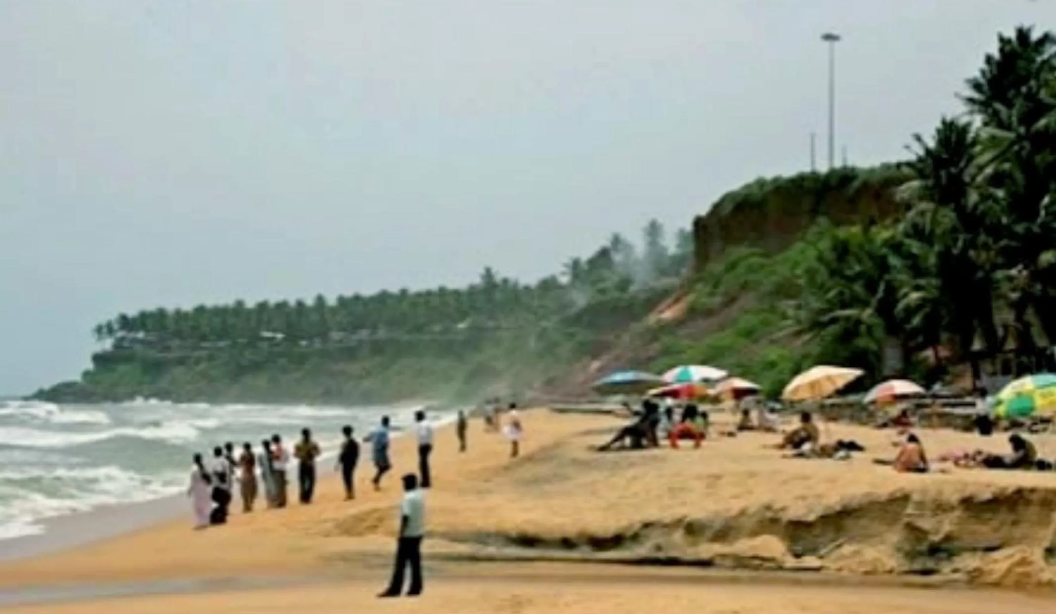 Property building, Beach in Anandan Tourist Home