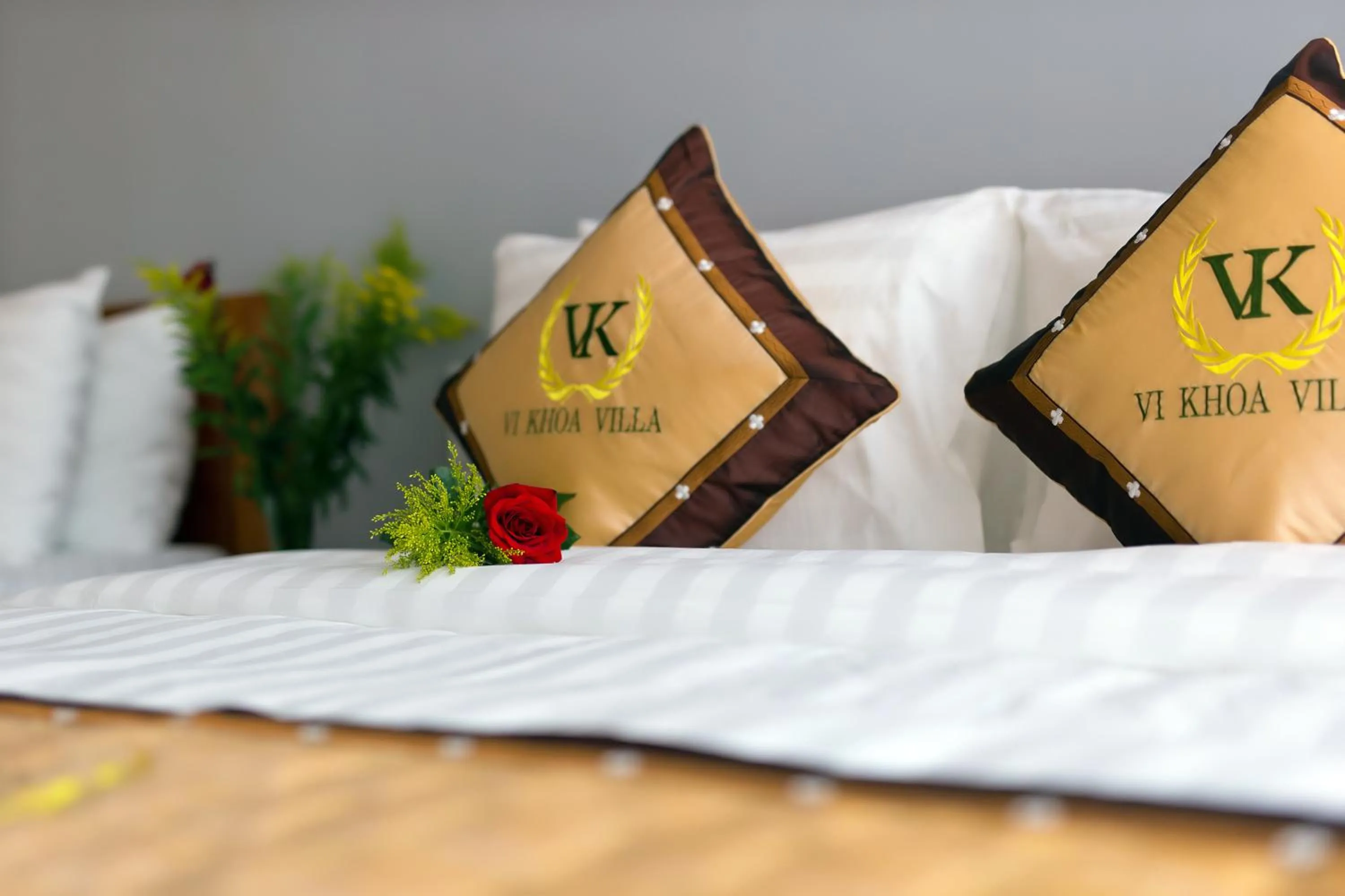 Property logo or sign, Bed in Hoi An Vi Khoa Villa