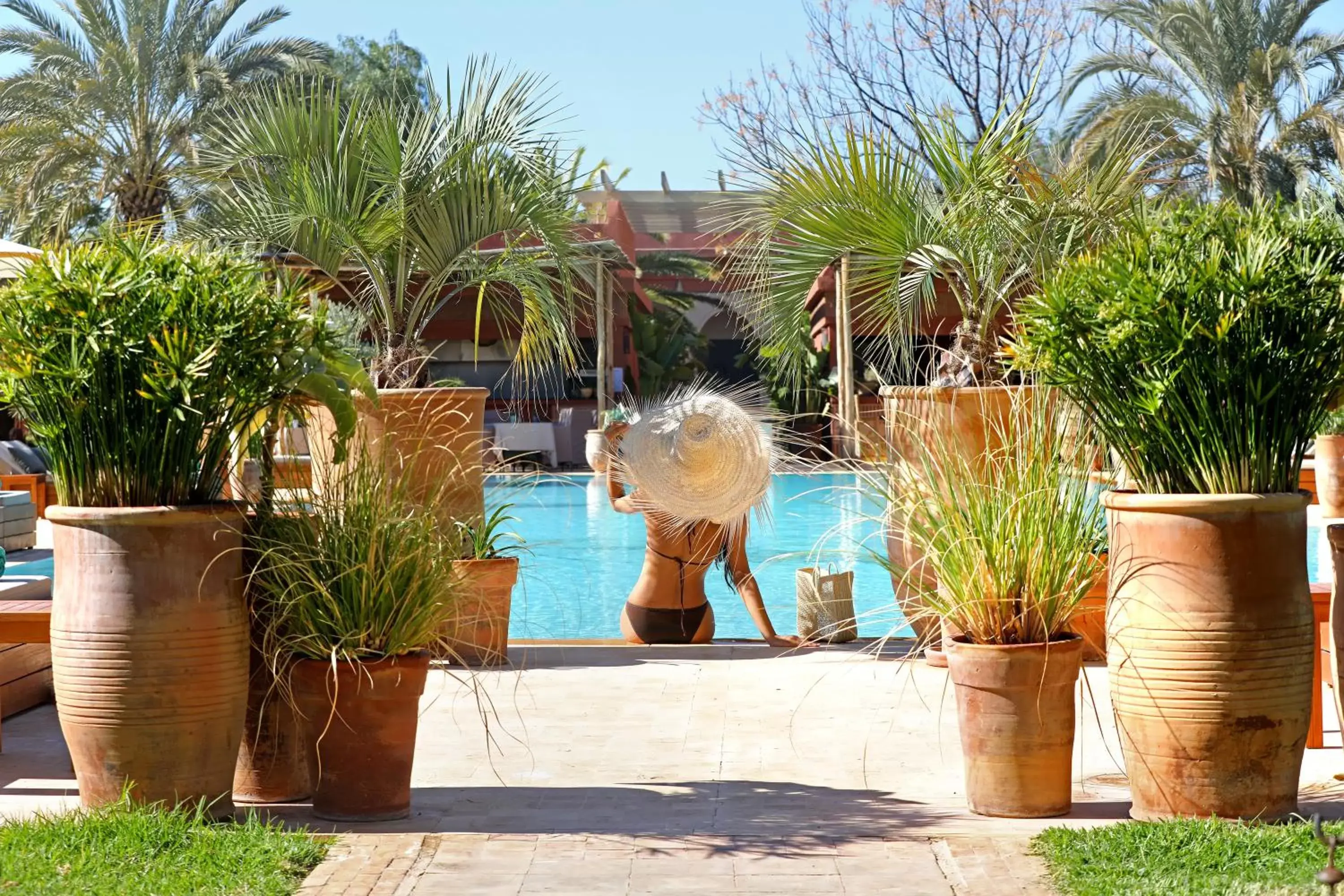 Swimming Pool in Domaine Des Remparts Hotel & Spa