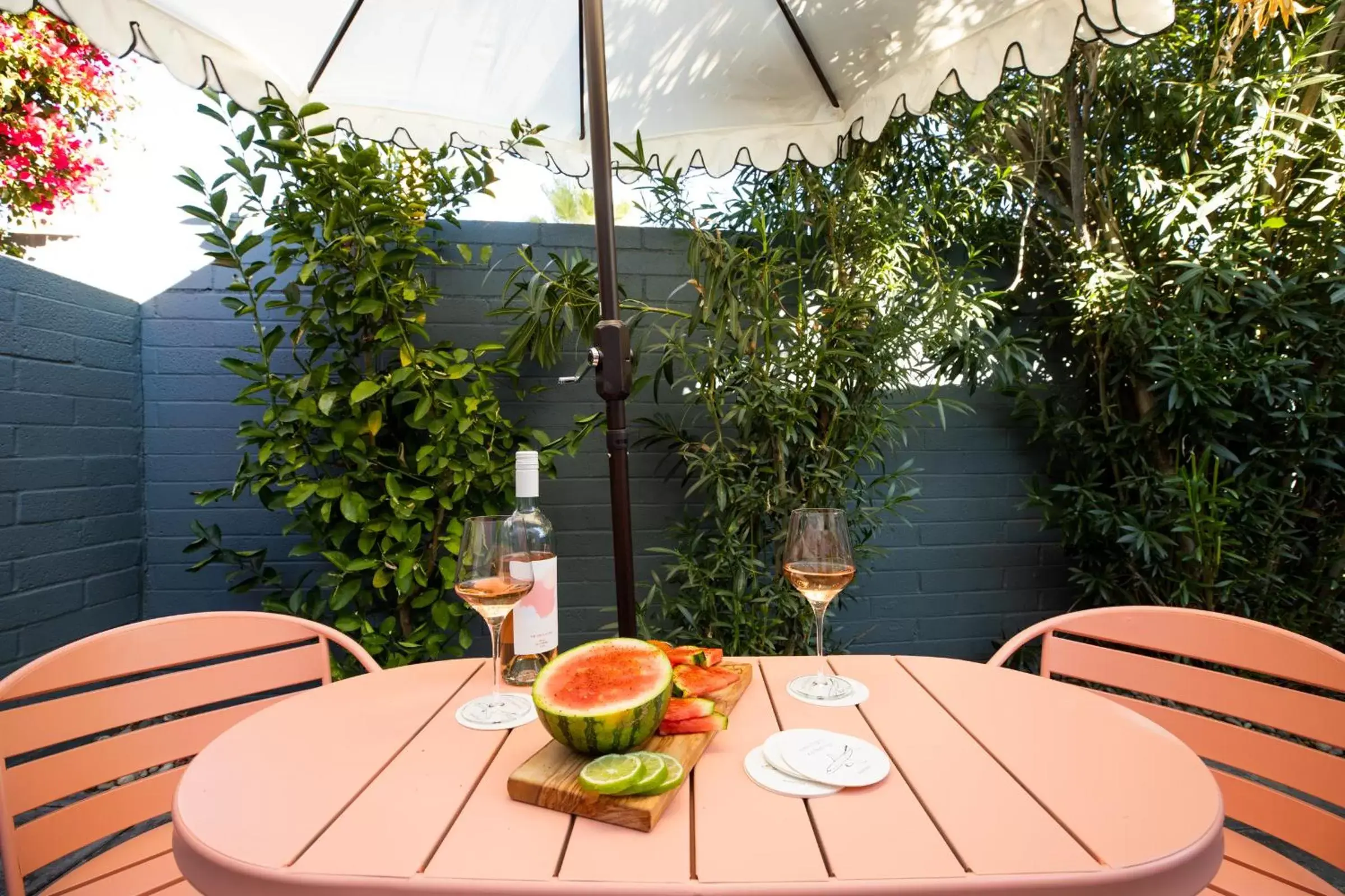 Patio in The Wesley Palm Springs