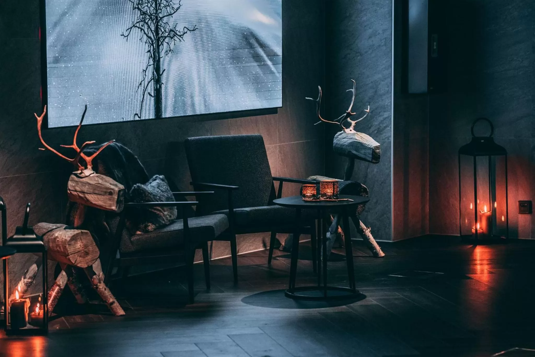 Lobby or reception in Lapland Hotels Arena