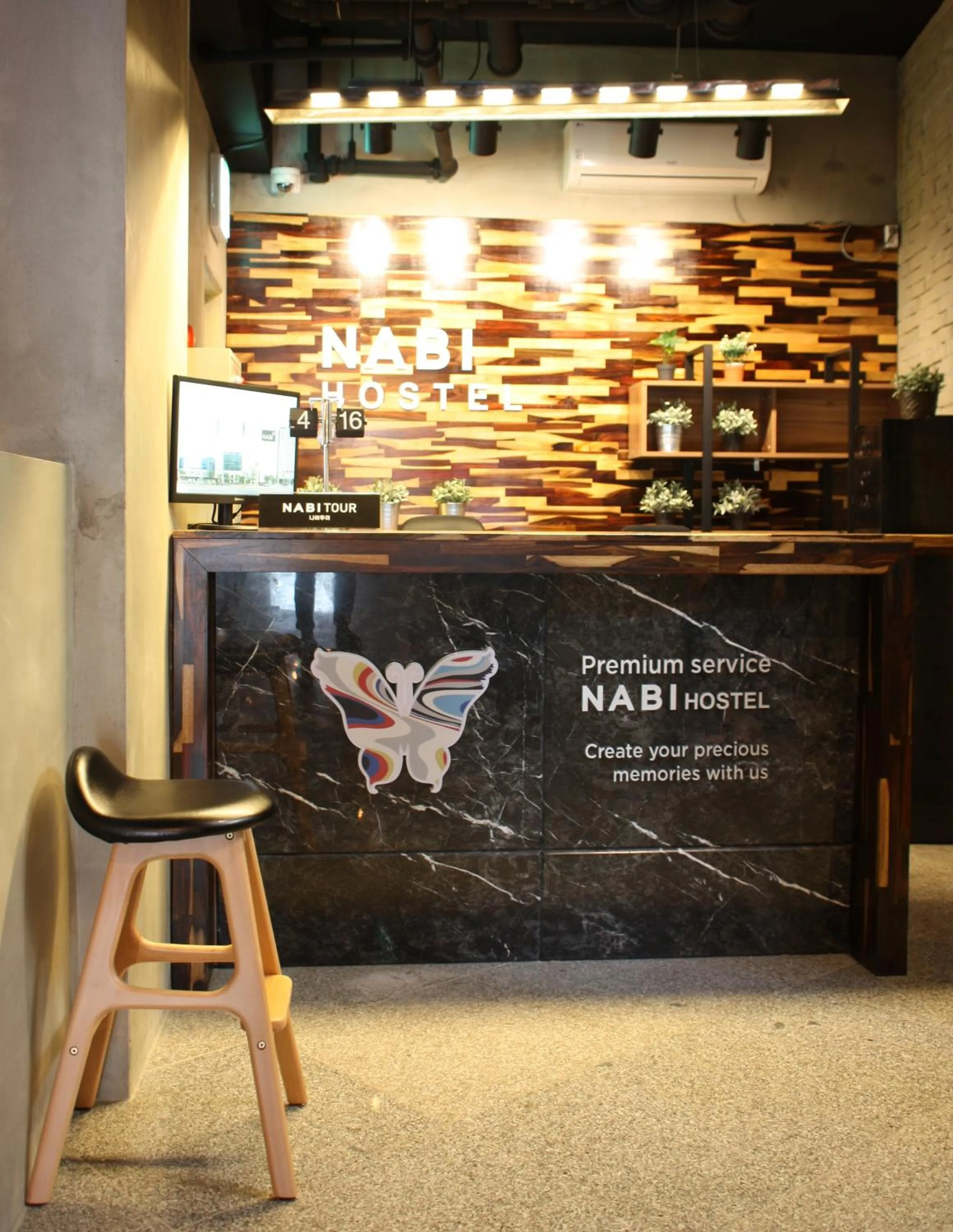 Lobby or reception in Nabi Hostel