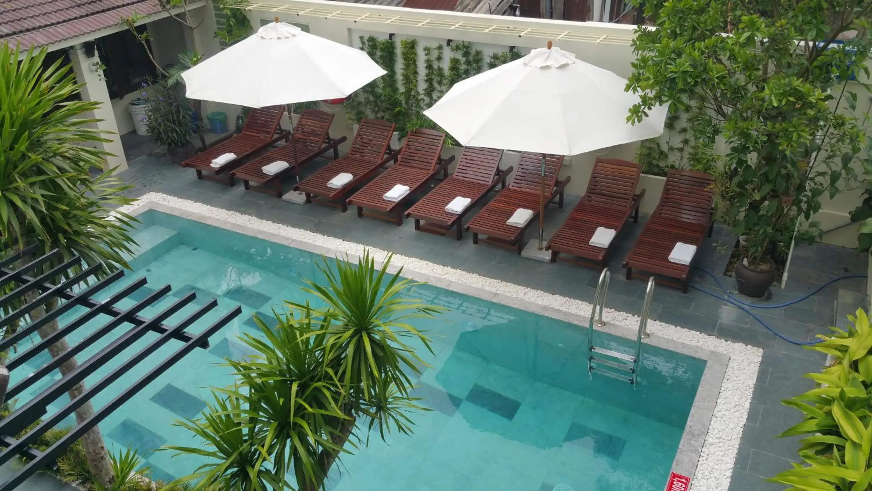 Bird's eye view, Pool View in Starfruit Villa