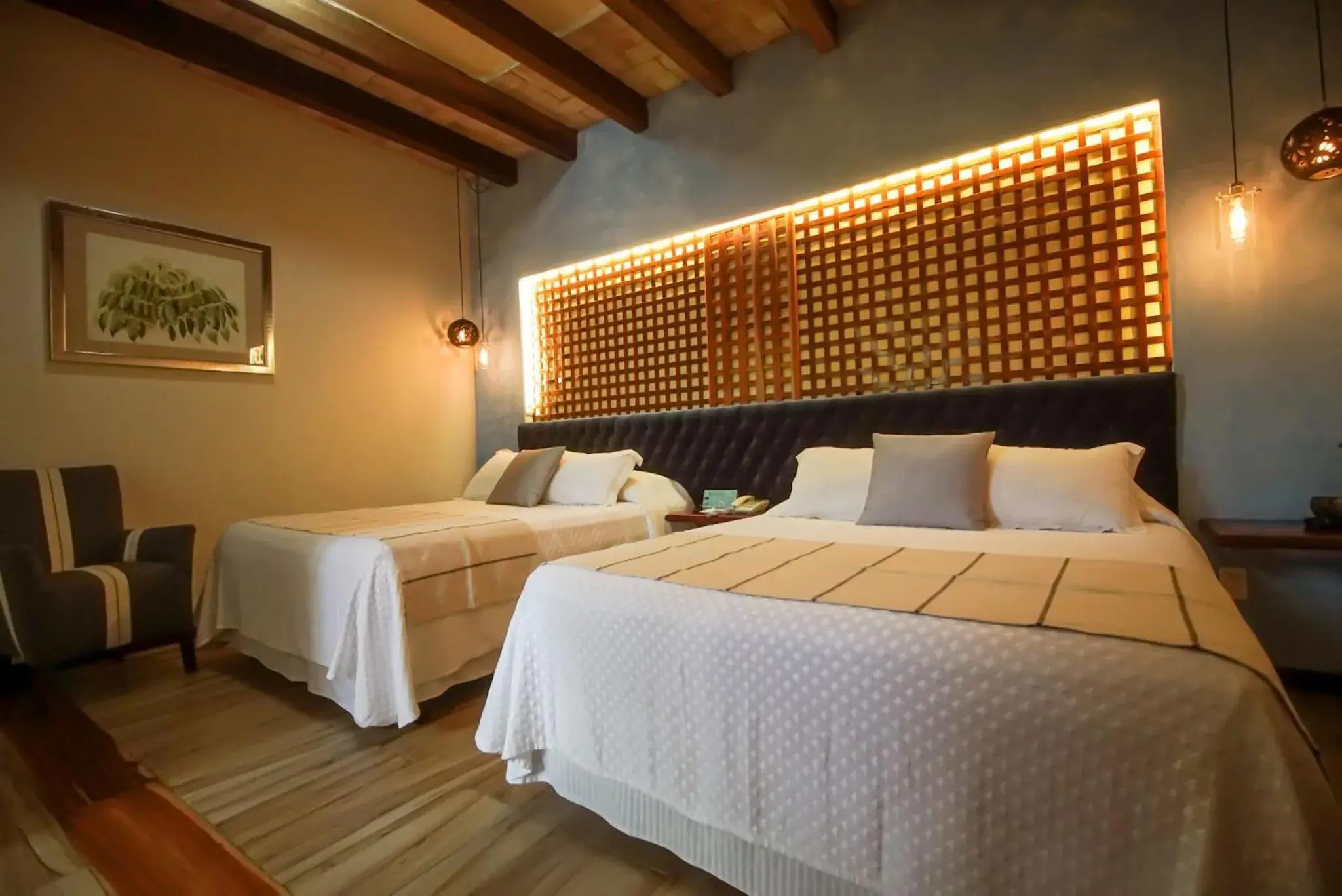 Bed in Hotel Casa Vertiz