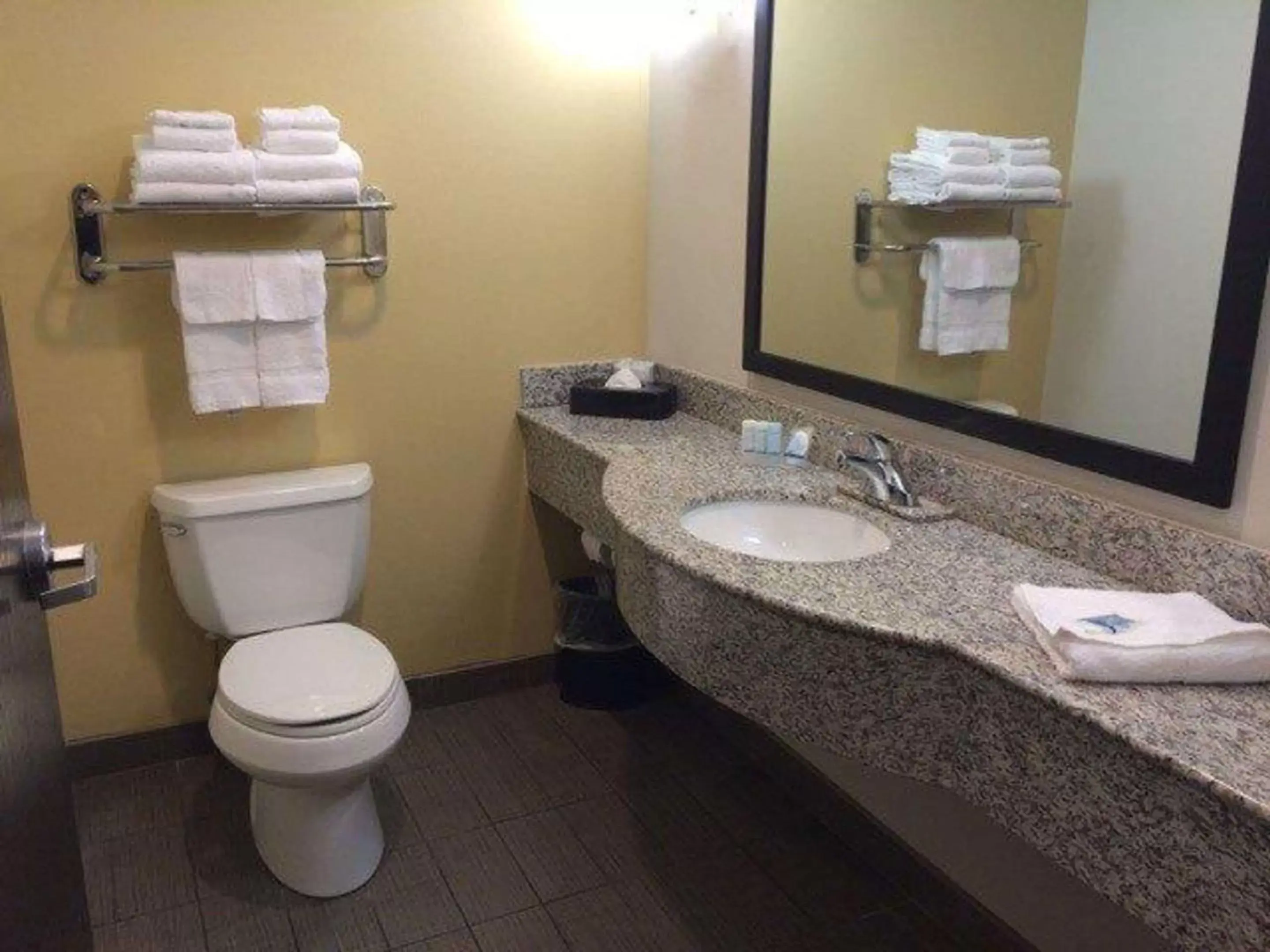 Bathroom in Sleep Inn & Suites Indoor Waterpark