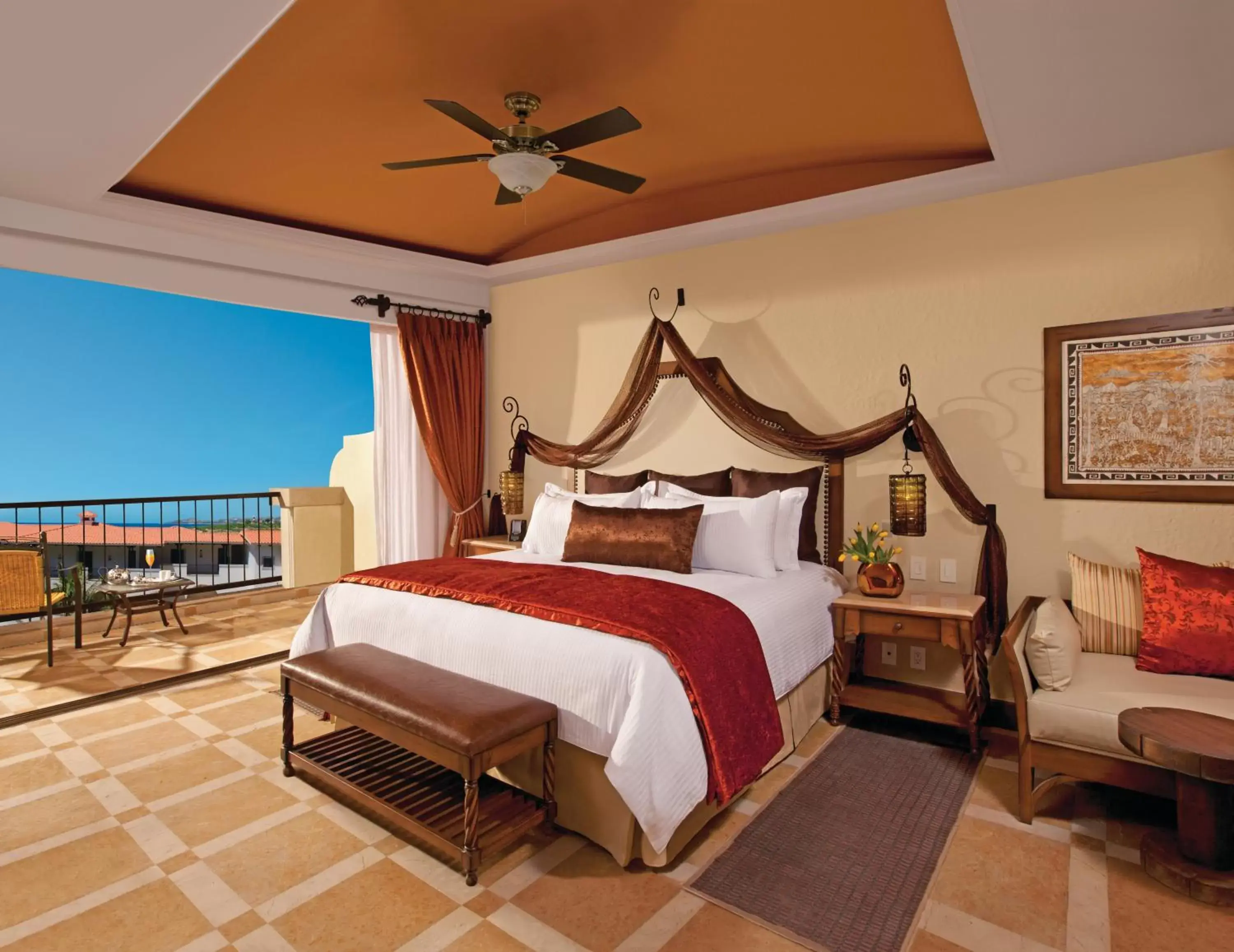 Bedroom, Bed in Secrets Puerto Los Cabos Golf & Spa18+
