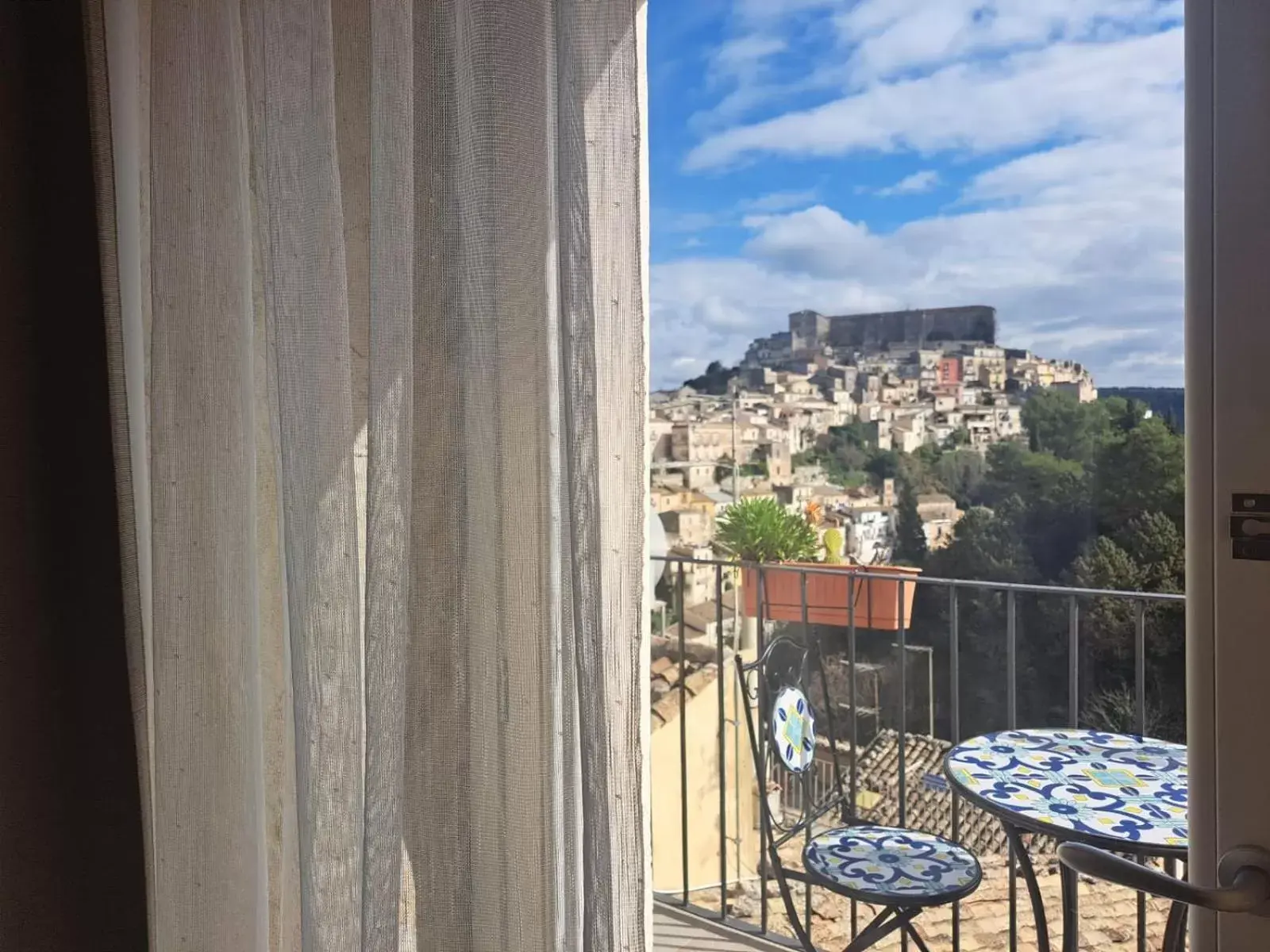 Balcony/Terrace in B&B Cuore Barocco