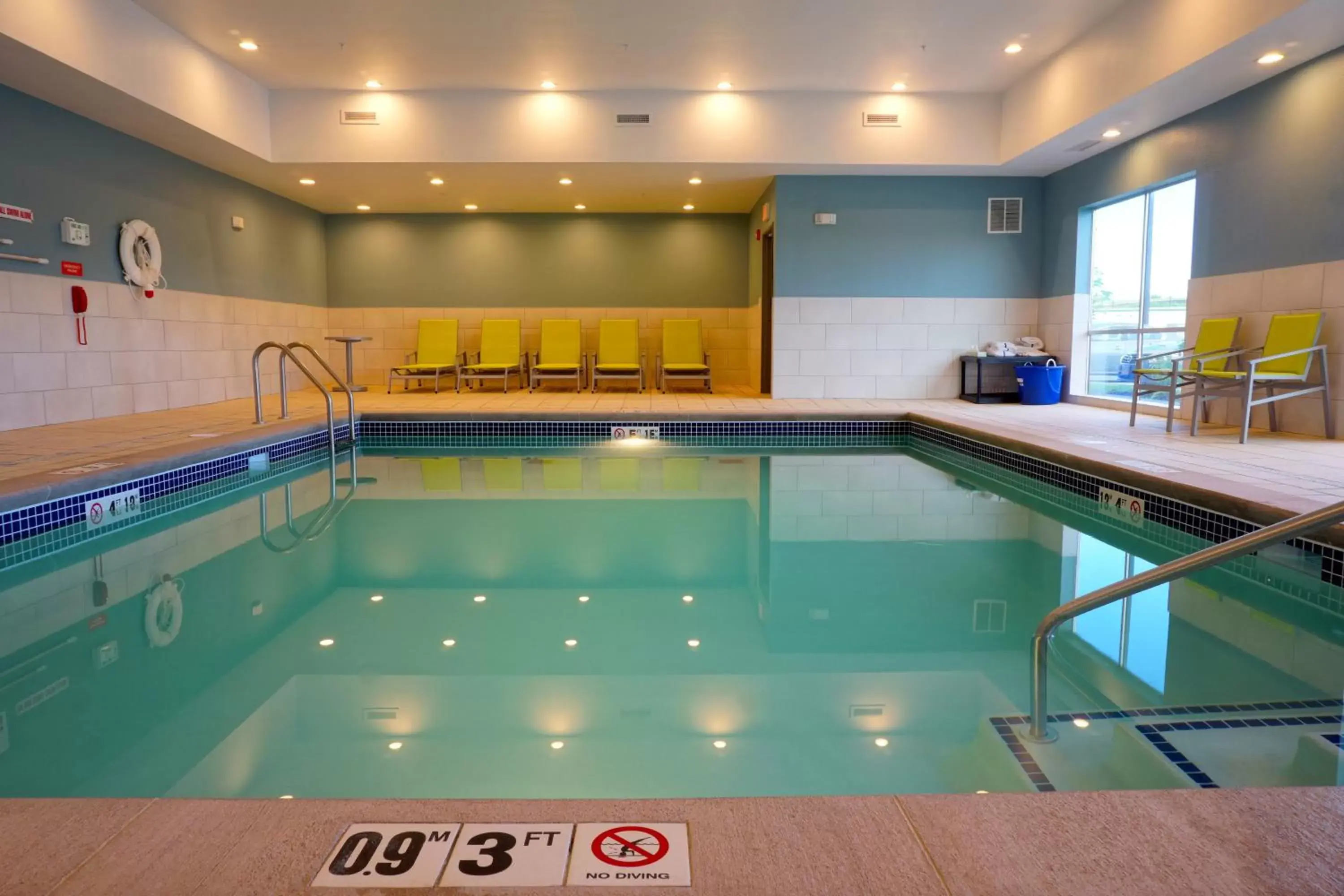 Swimming Pool in Holiday Inn Express & Suites Omaha - Millard Area, an IHG Hotel