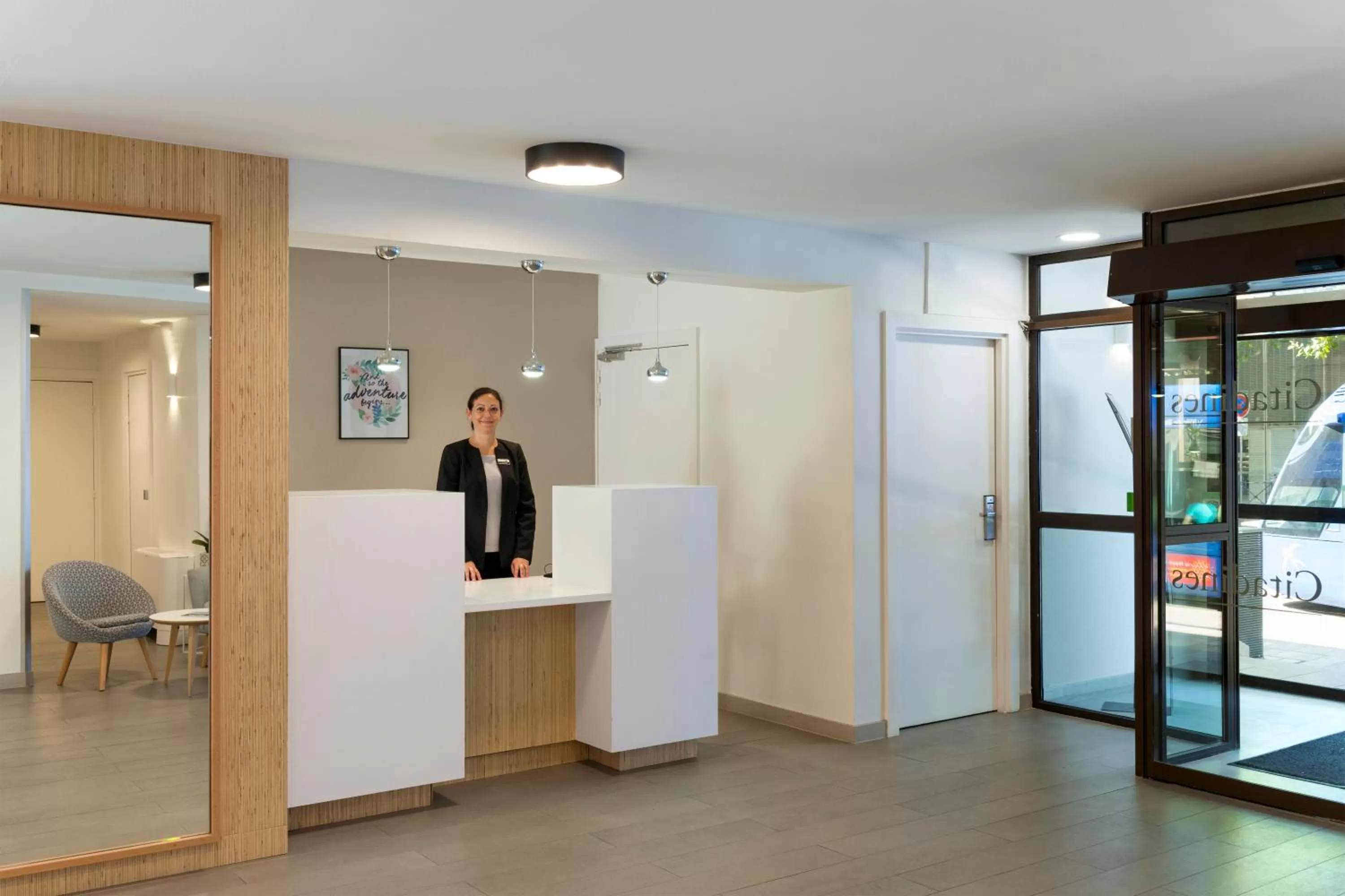 Lobby or reception in Citadines Antigone Montpellier