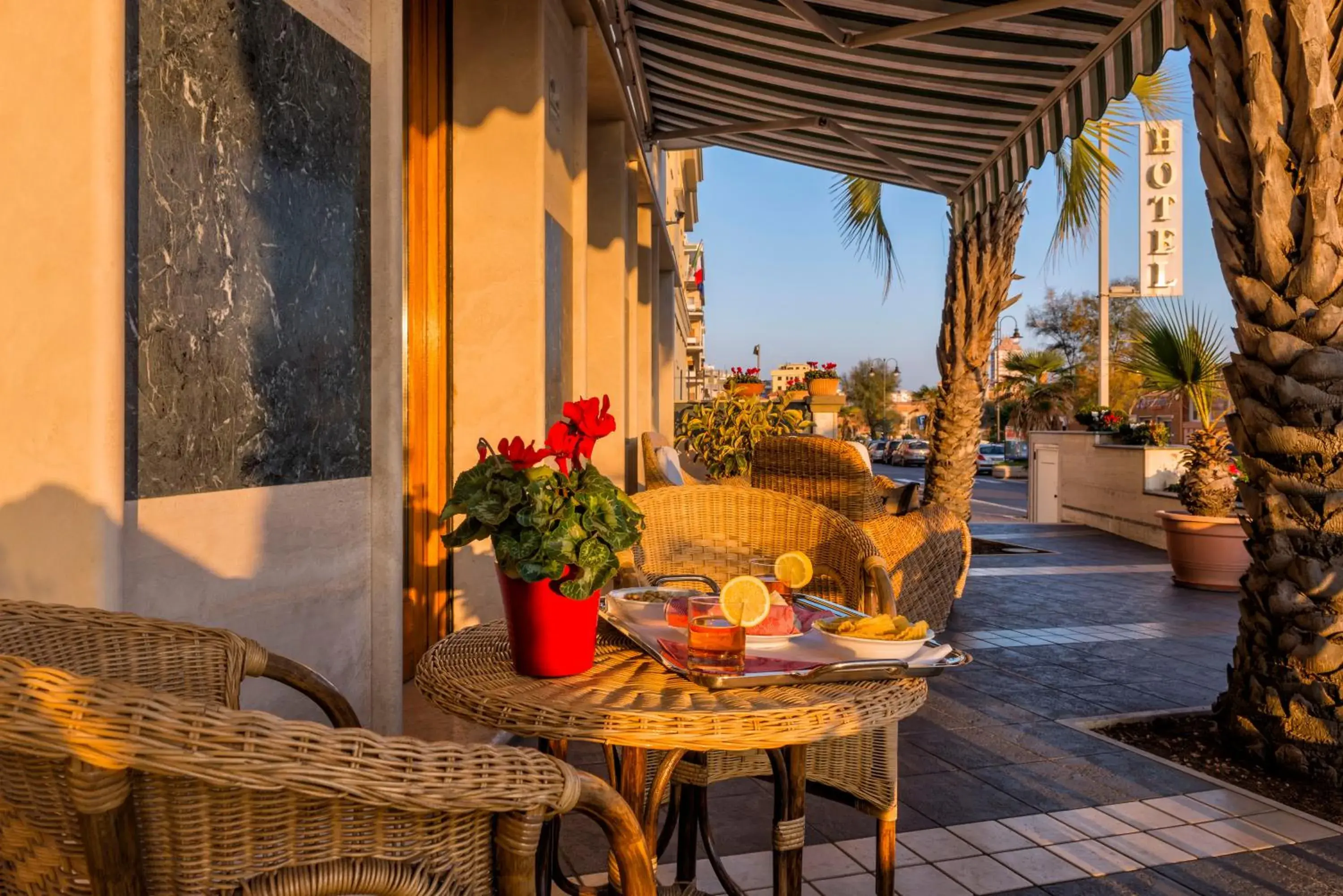 Balcony/Terrace in Astura Palace Hotel