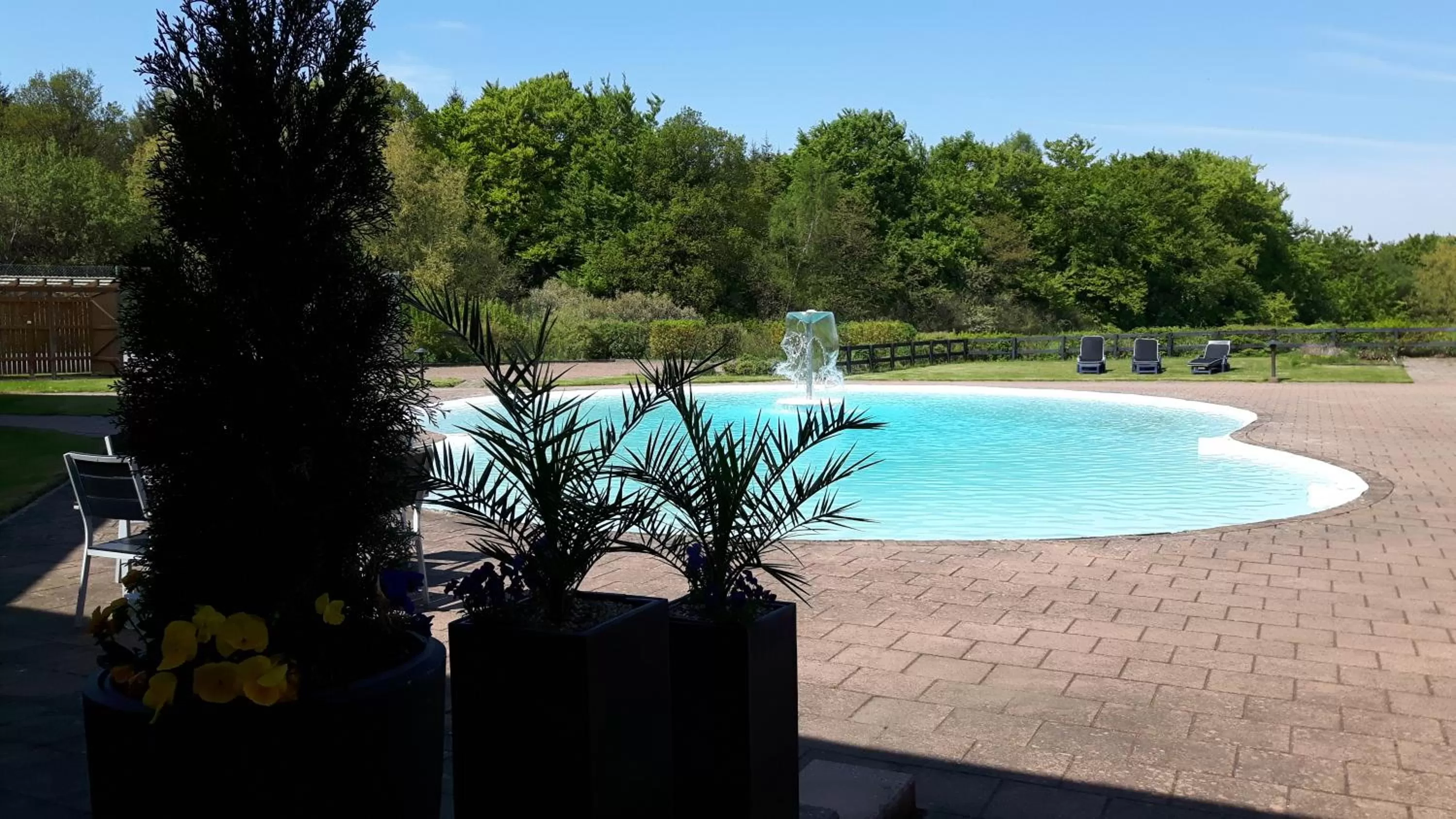 Swimming pool in Sturup Airport Hotel