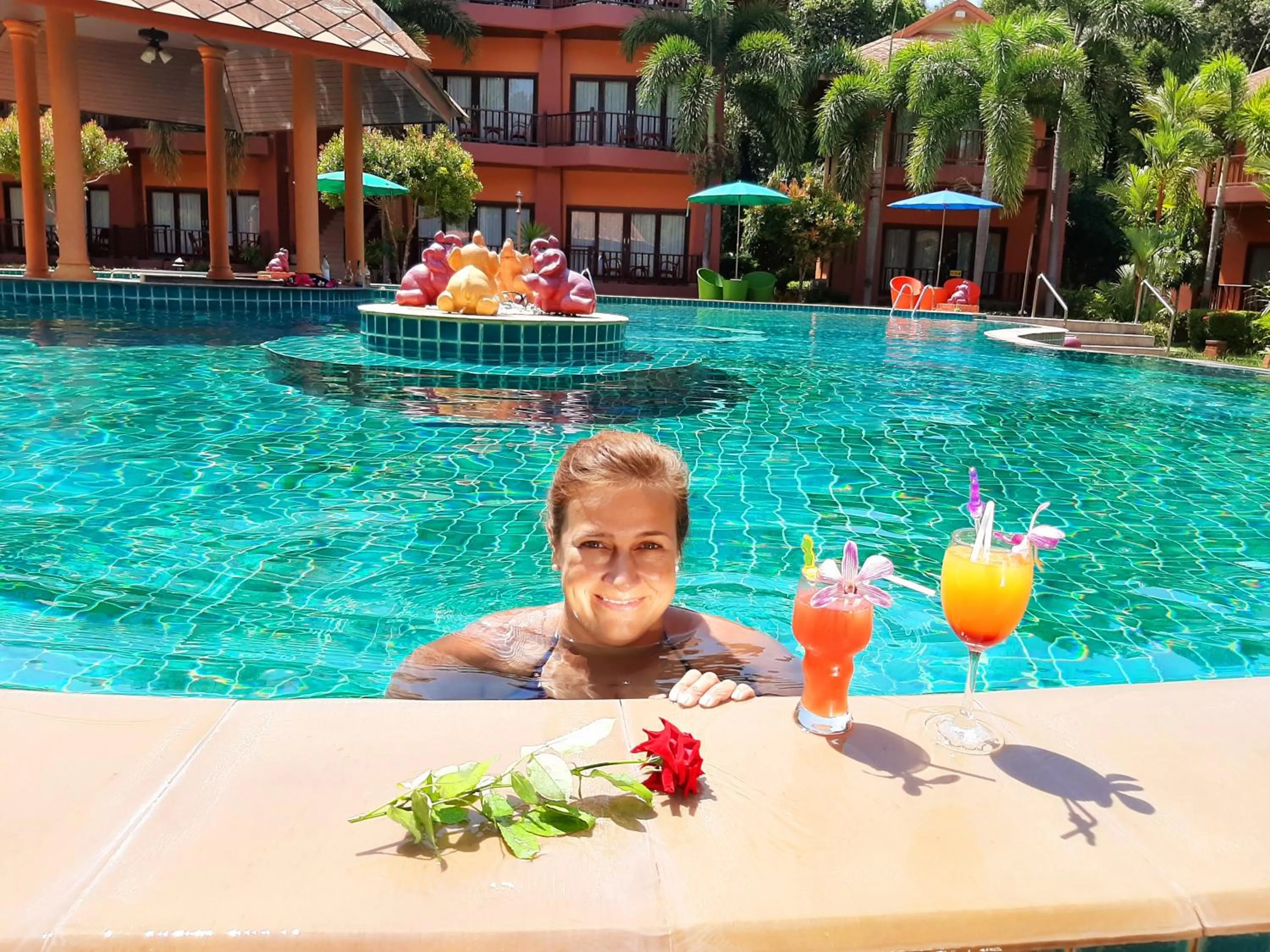 Swimming pool in Andamanee Boutique Resort Aonang Krabi - Free Beach Shuttle