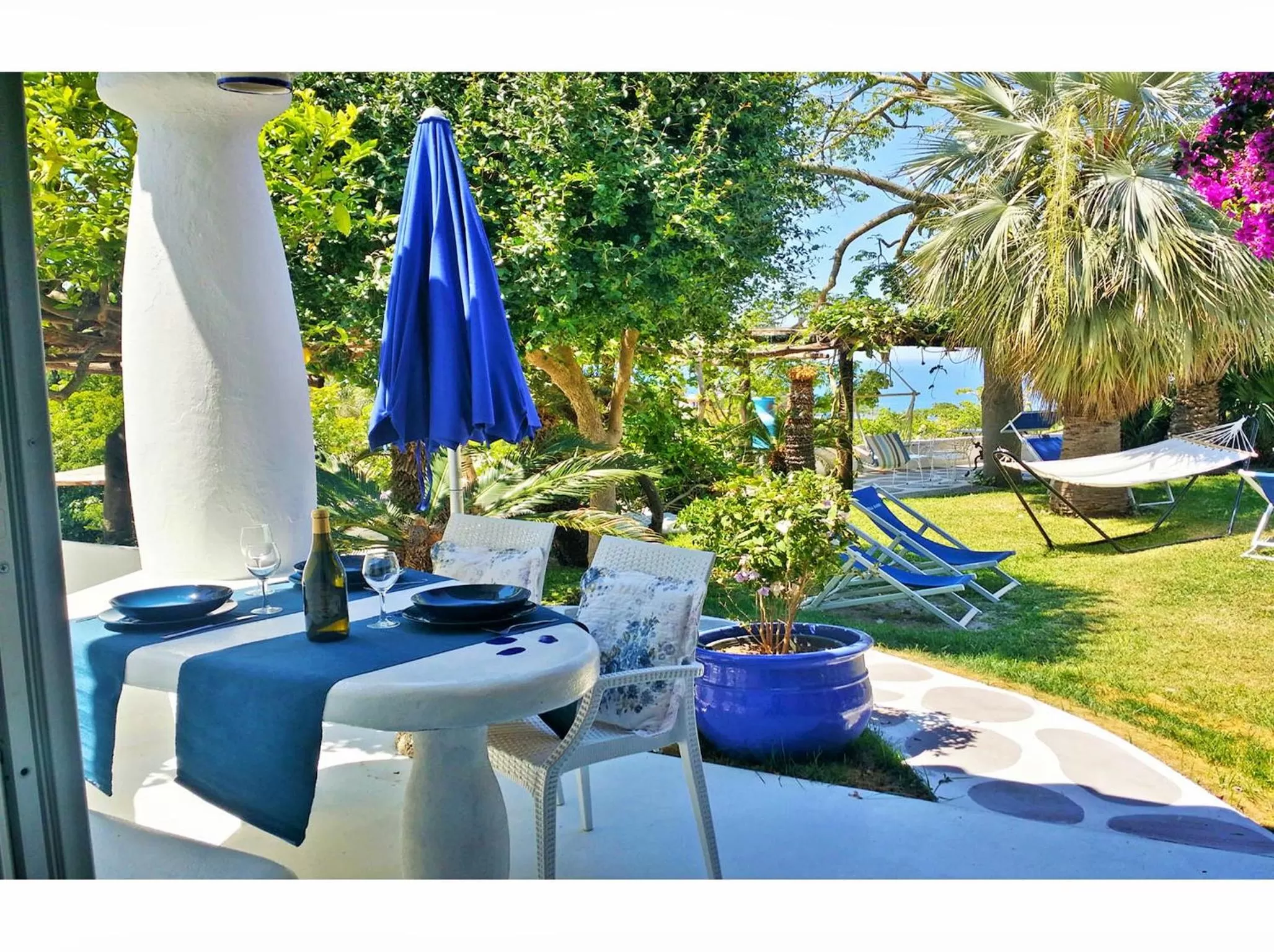 Patio in Villa Ravino Aparthotel