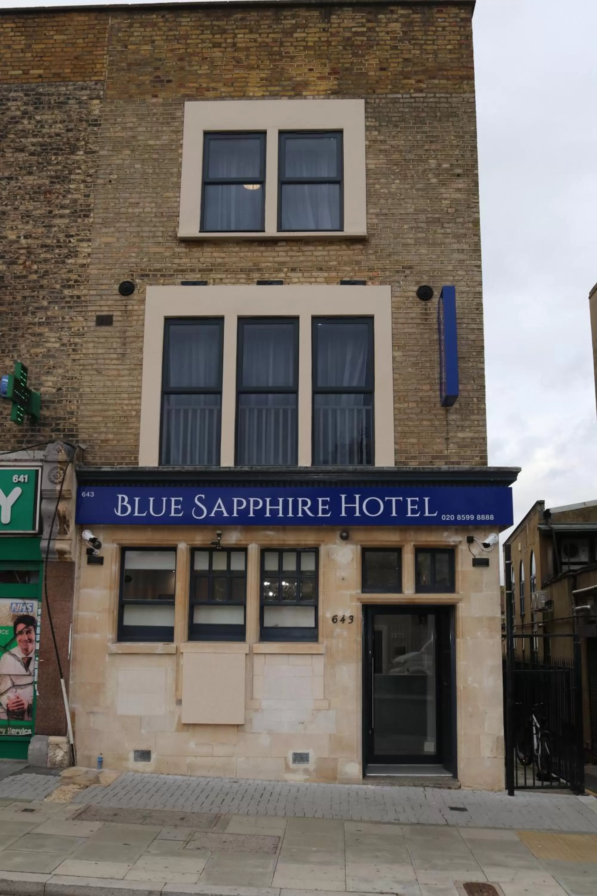 Facade/entrance in Blue Sapphire Hotel