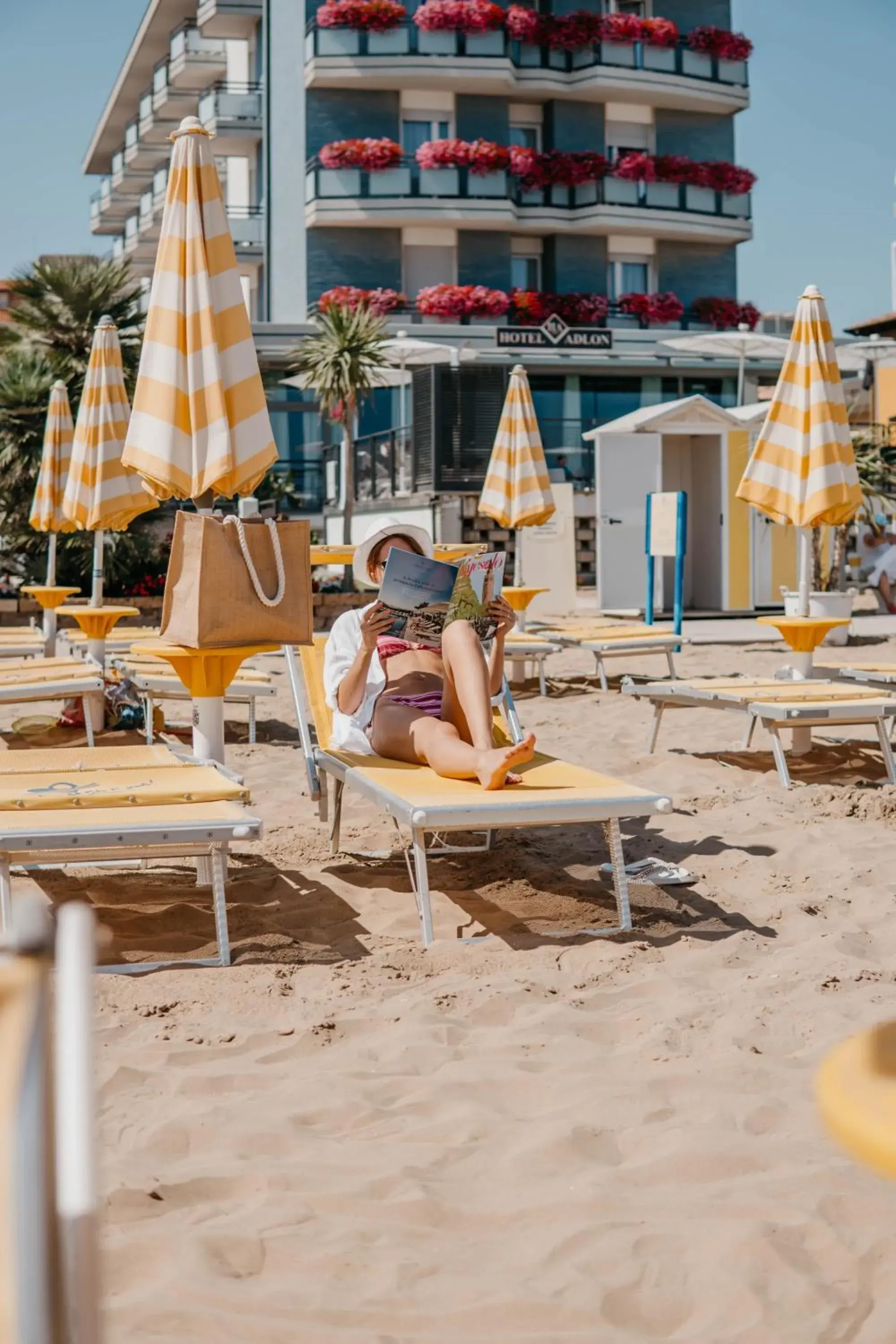 Beach in Hotel Adlon