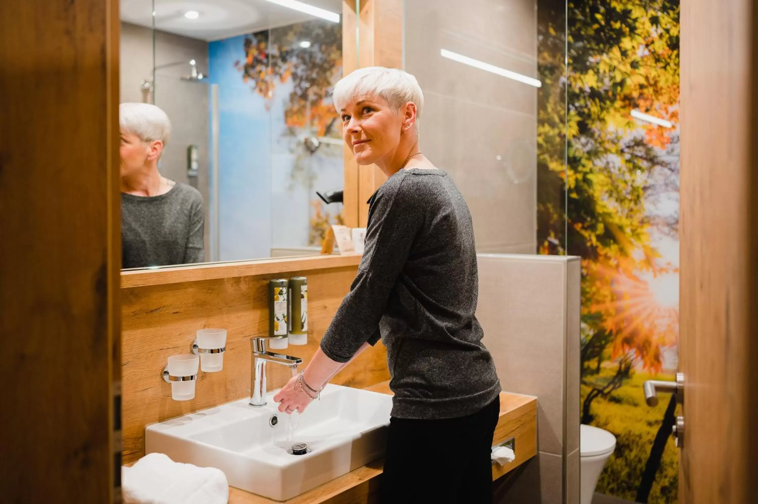 Bathroom in Best Western Plus Parkhotel & Spa Cottbus