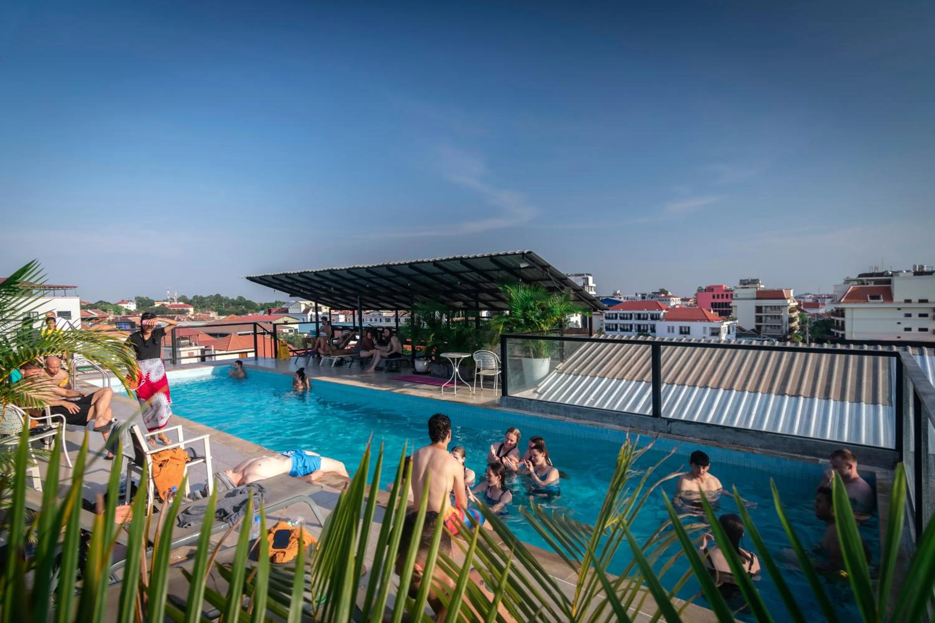 Swimming pool in Onederz Siem Reap