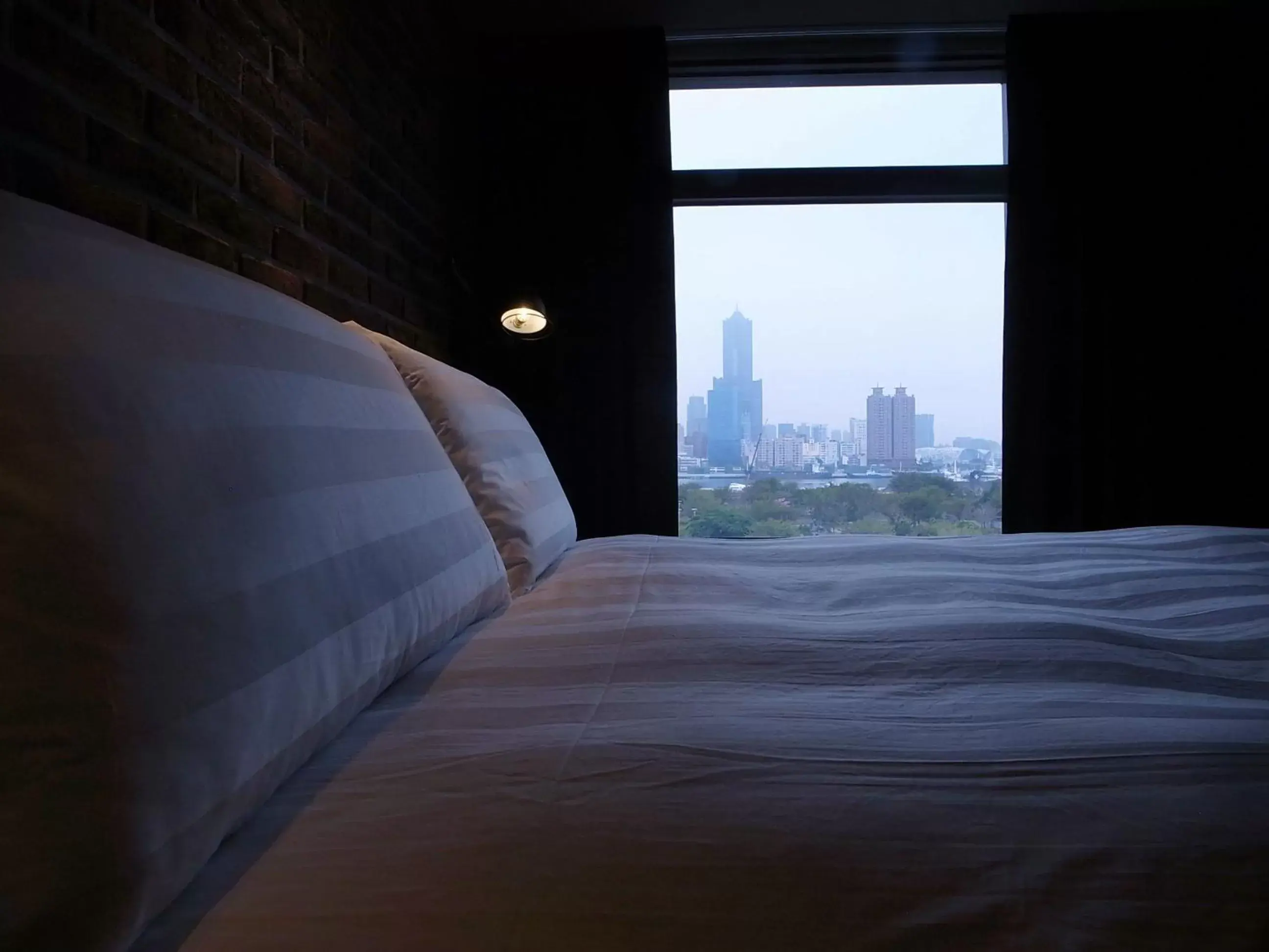 View (from property/room), Bed in City Suites - Kaohsiung Pier2 View (from property/room), Bed in City Suites - Kaohsiung Pier2