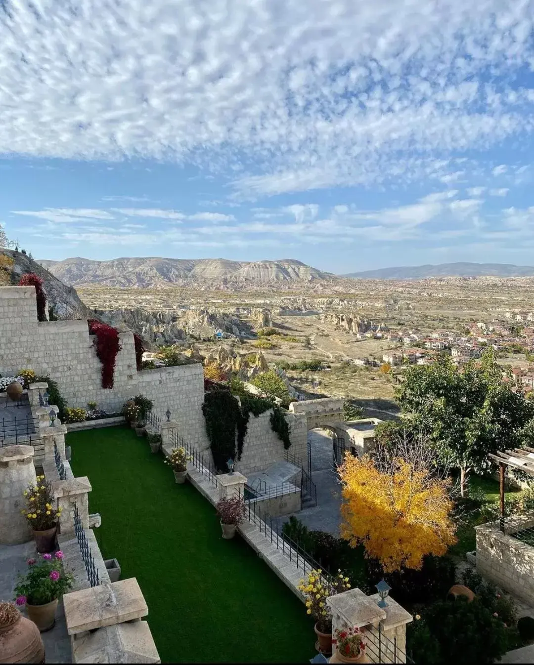 Garden, Bird's-eye View in Kayakapi Premium Caves Cappadocia