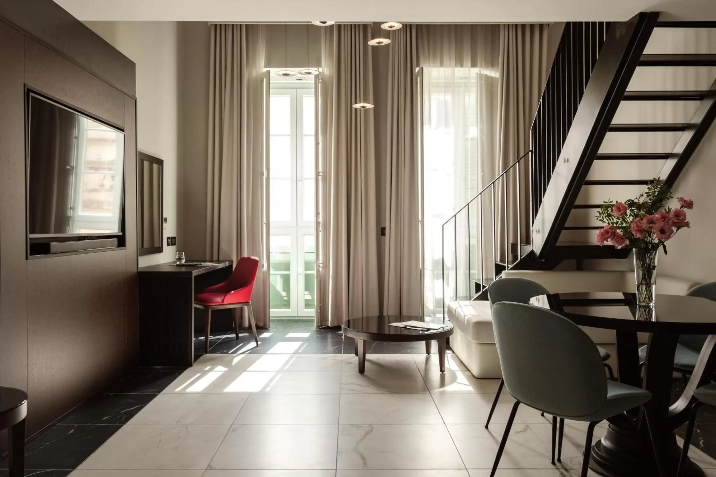 Living room in Melior Boutique Hotel