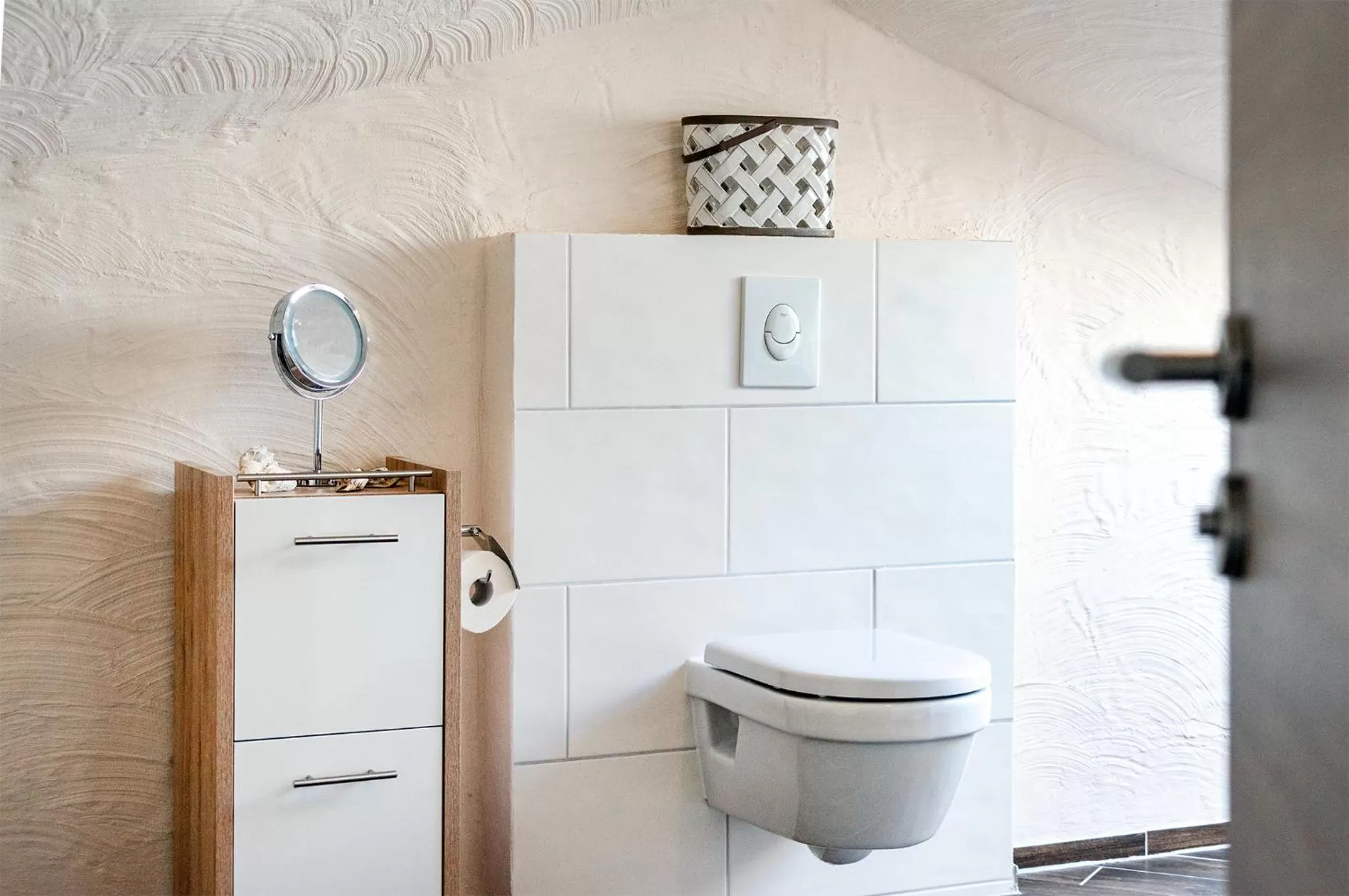 Toilet in Villa Moorstern am Badesee Tannenhausen