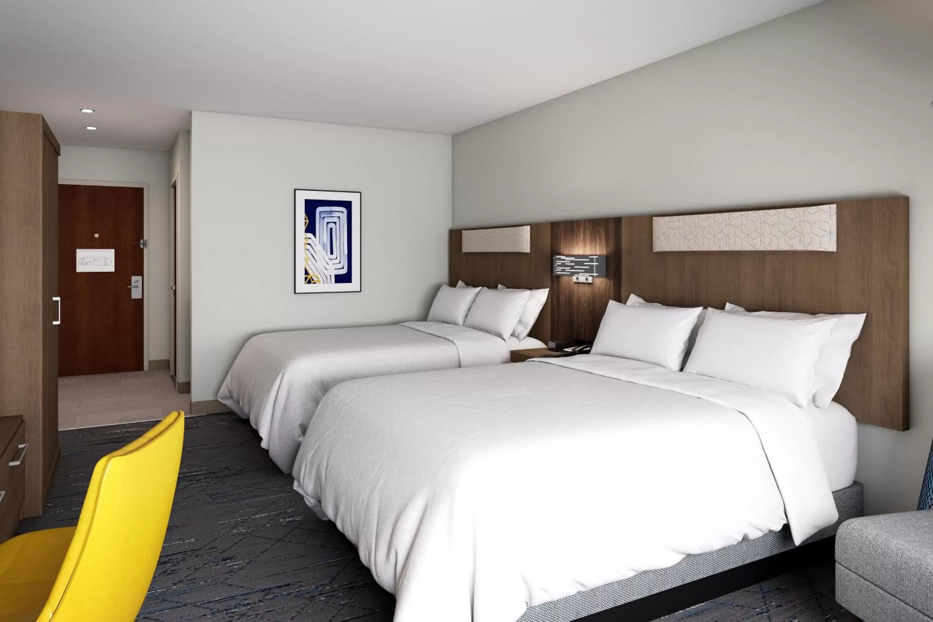 Photo of the whole room, Bed in Holiday Inn Express Evansville - West by IHG
