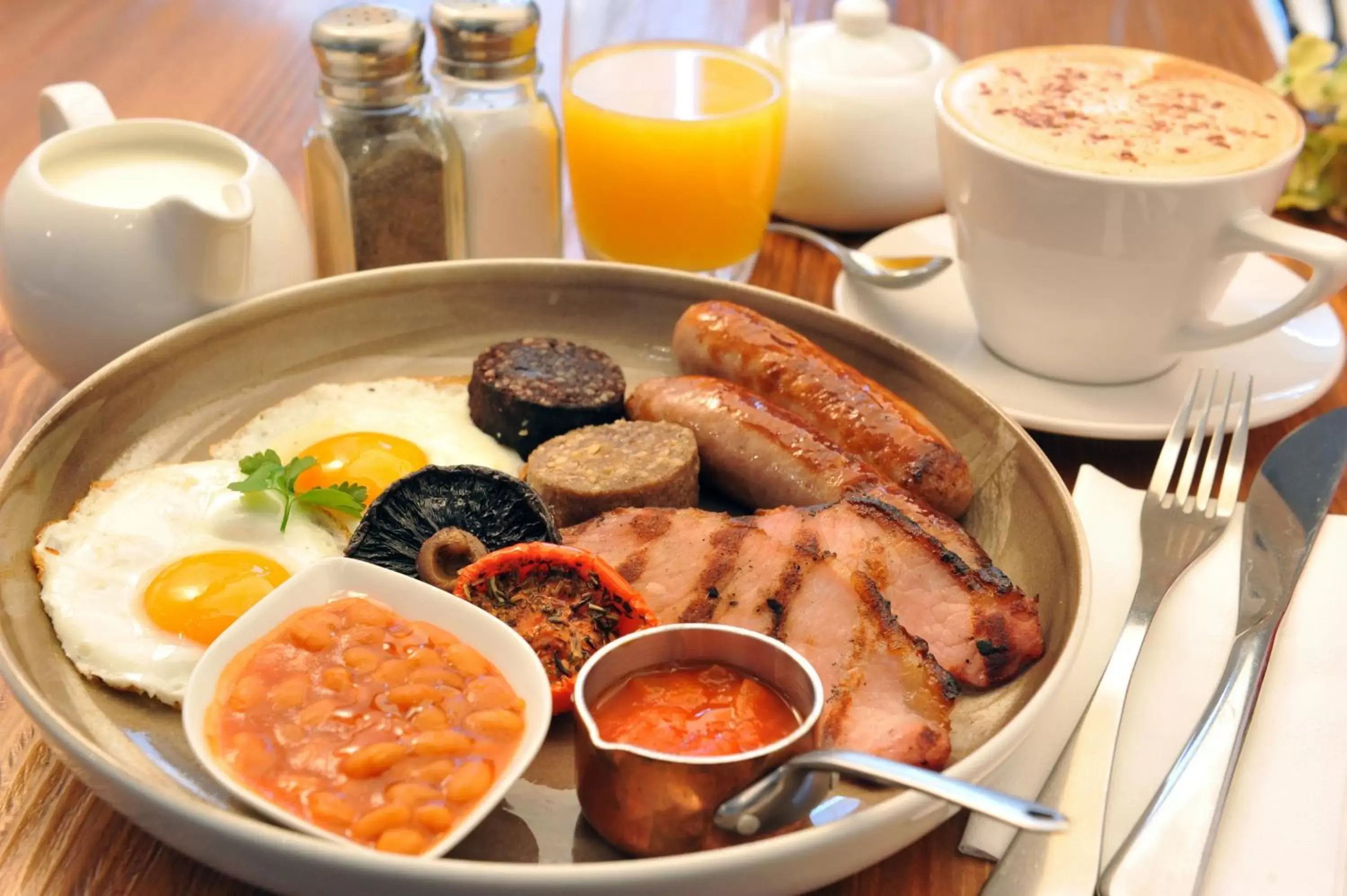 English/Irish breakfast, Breakfast in The Gateway Lodge