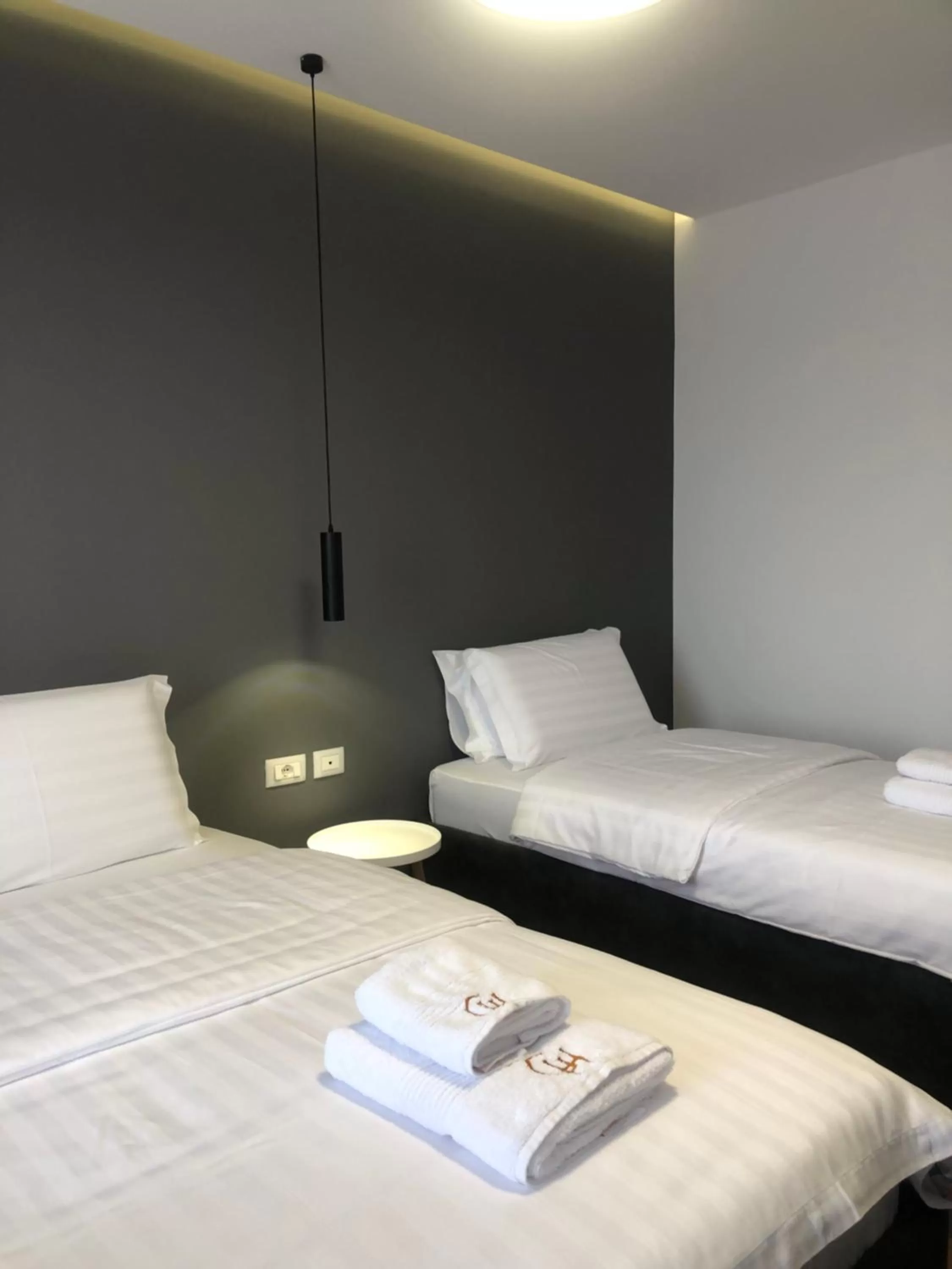 Bed in Grand Hotel Pogradec