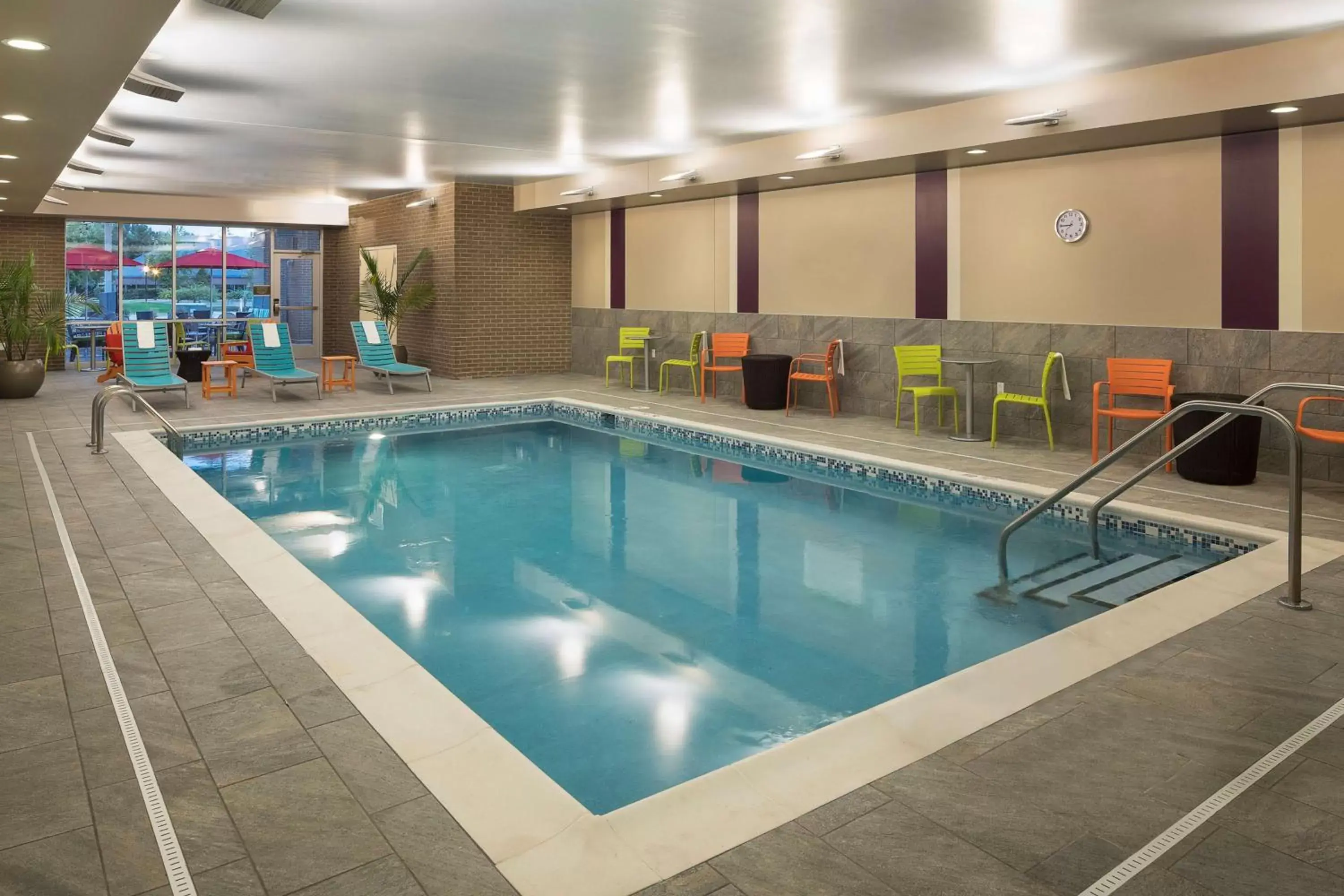 Pool view, Swimming Pool in Home2 Suites By Hilton Mishawaka South Bend