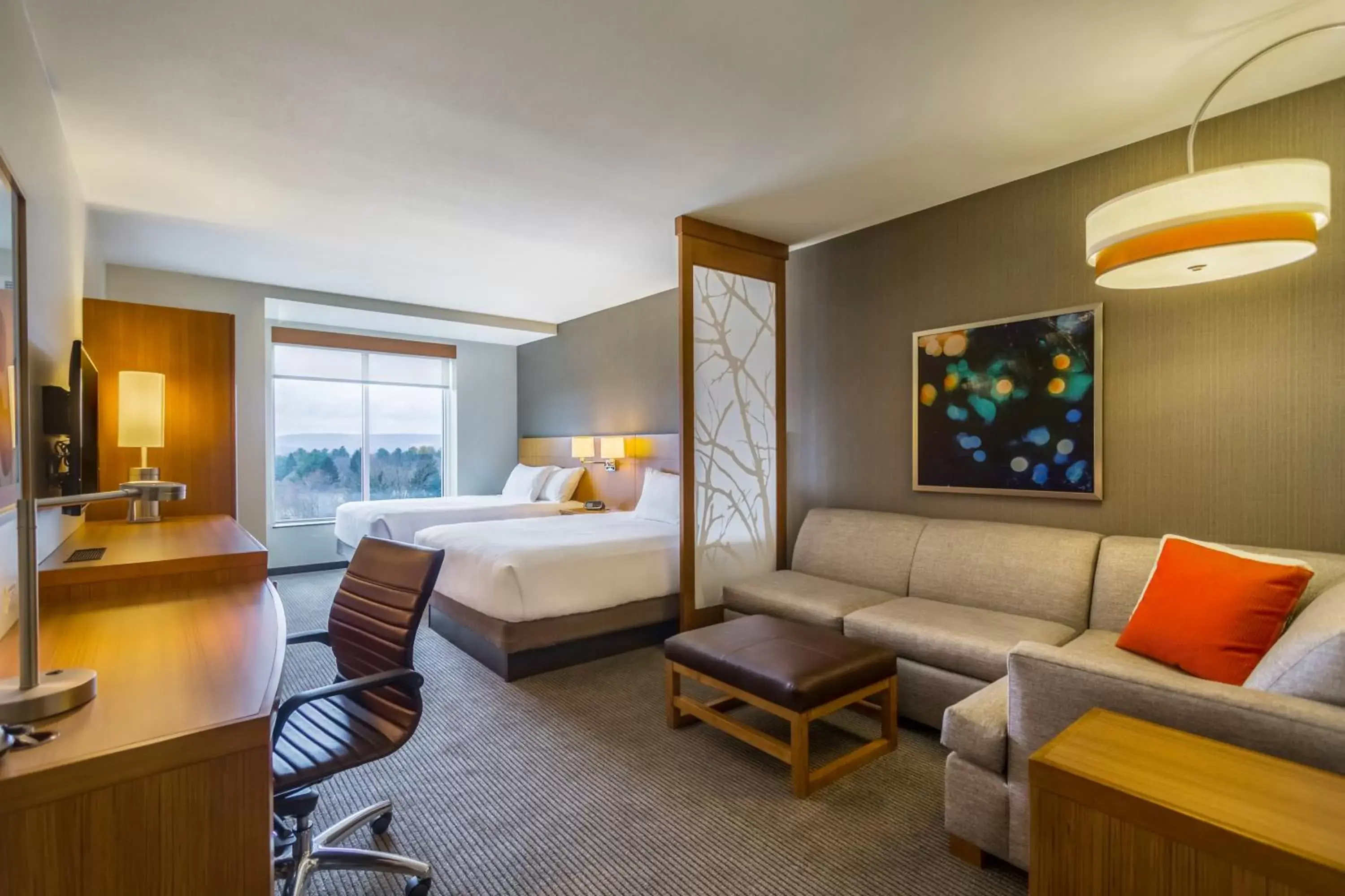 Queen Room with Two Queen Beds and Accessible Tub - Disability Access in Hyatt Place Blacksburg/University
