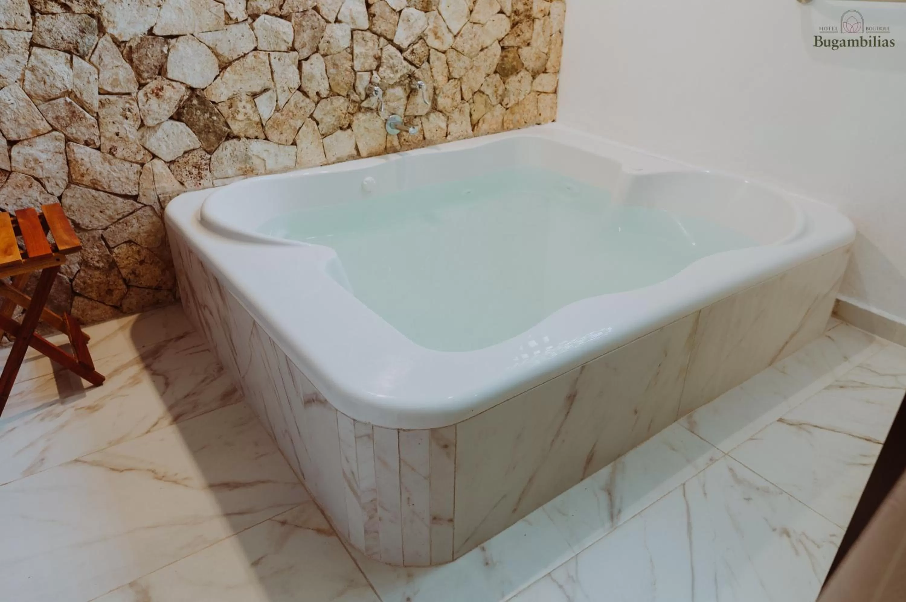 Bathroom in Hotel Boutique Bugambilias