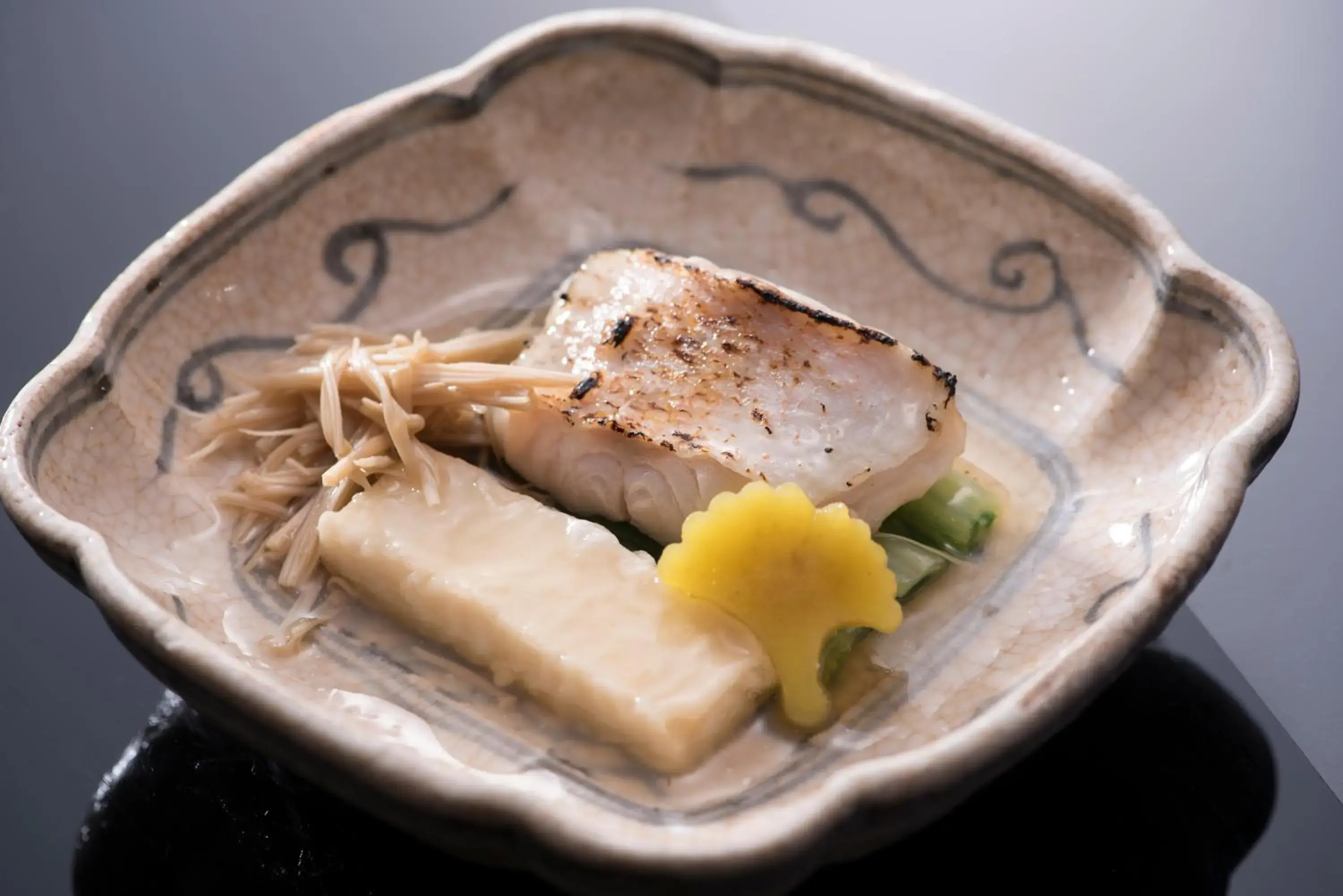 Food close-up, Food in Myojinkan Ryokan