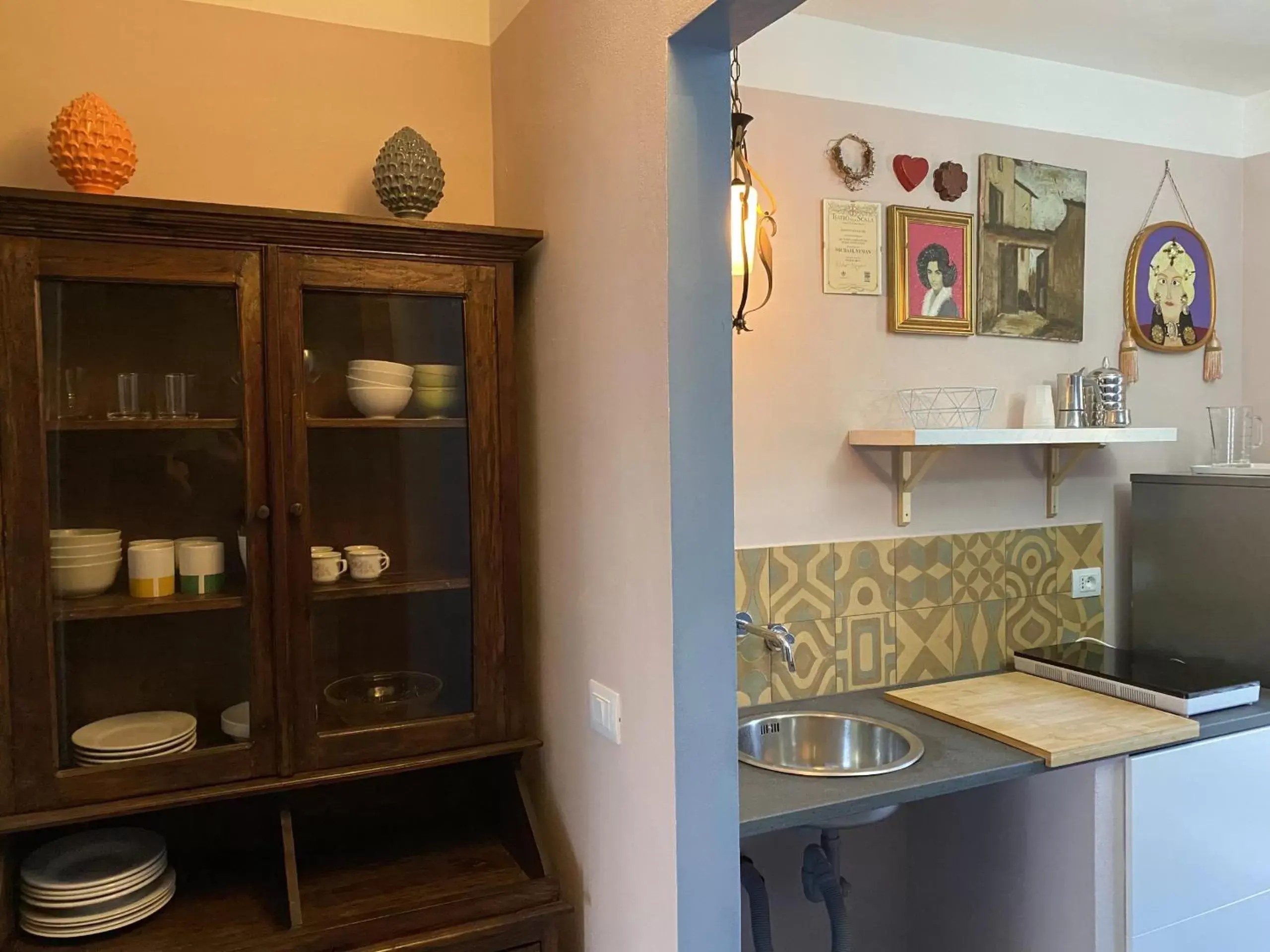 Kitchen or kitchenette, Kitchen/Kitchenette in CasapiuHolidaySicilia-Adults Only