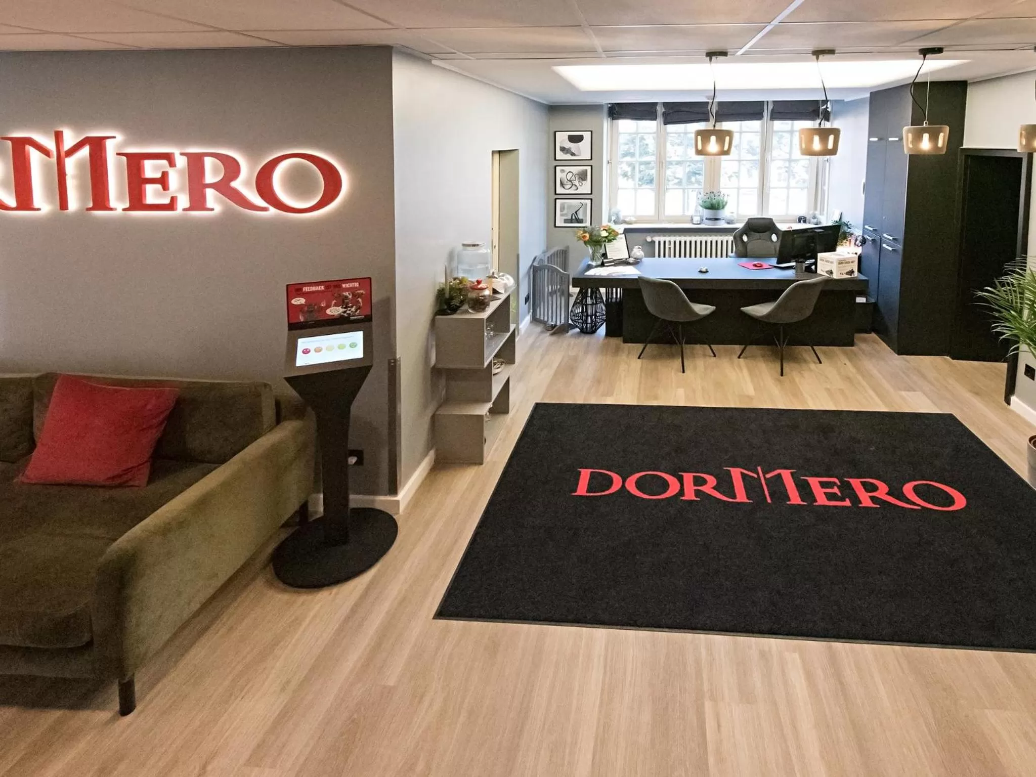 Lobby or reception in DORMERO Hotel Xanten