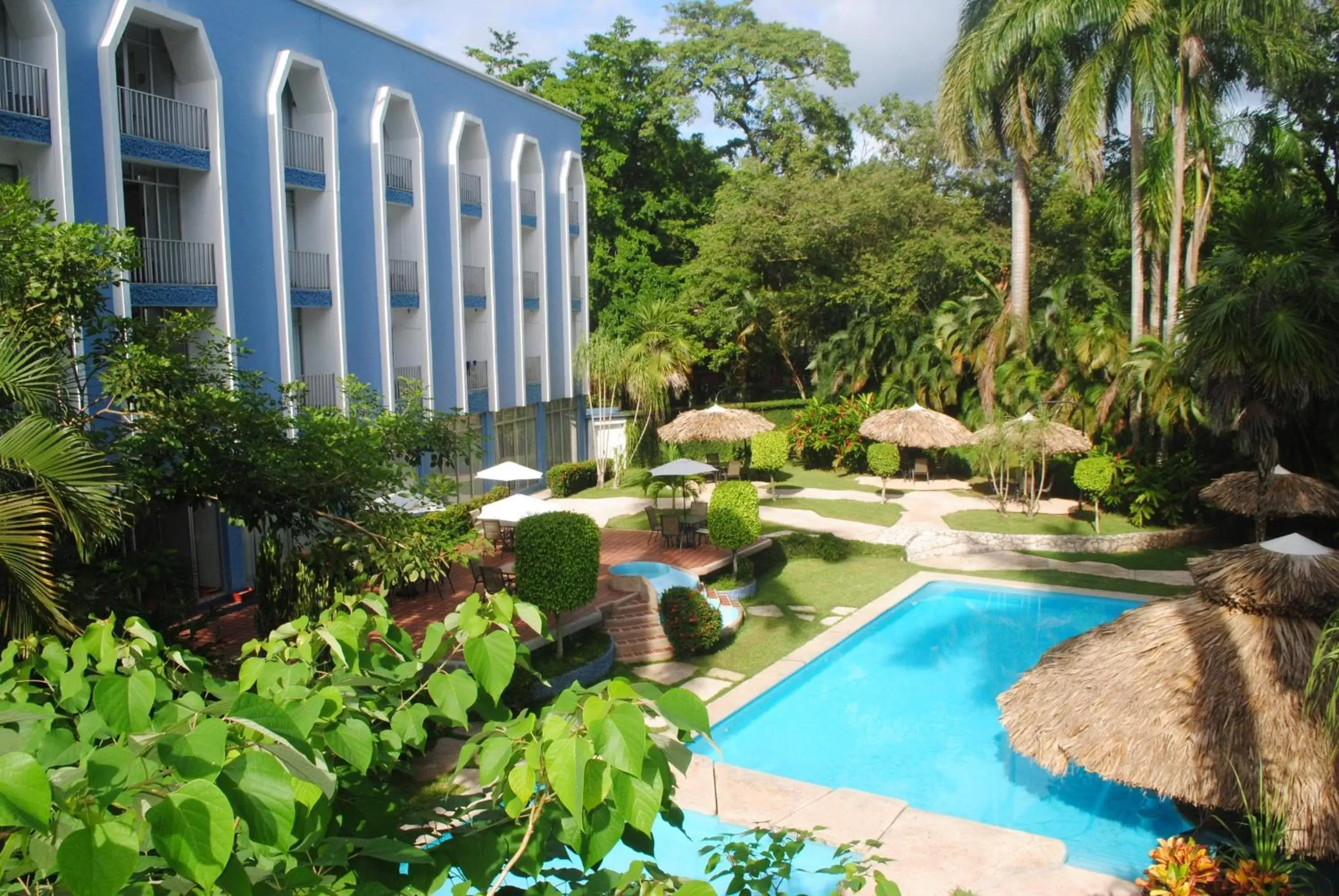 Day, Pool View in Hotel Maya Palenque