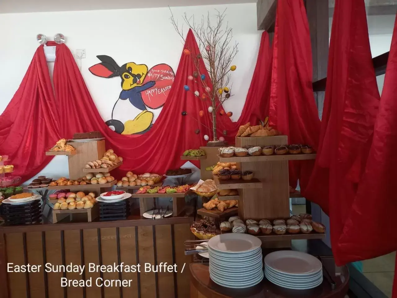 Continental breakfast in Goldi Sands Hotel