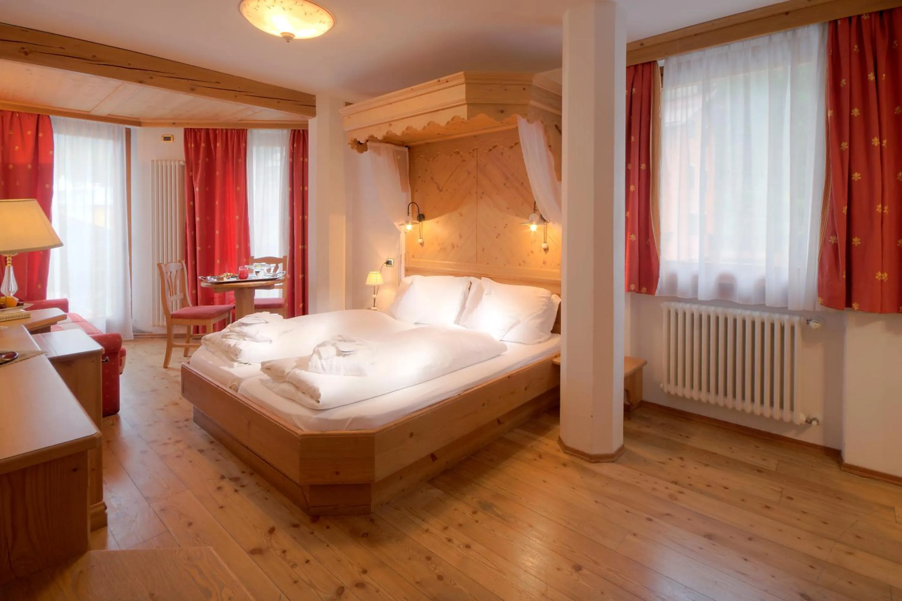 Bed in Hotel Rosengarten