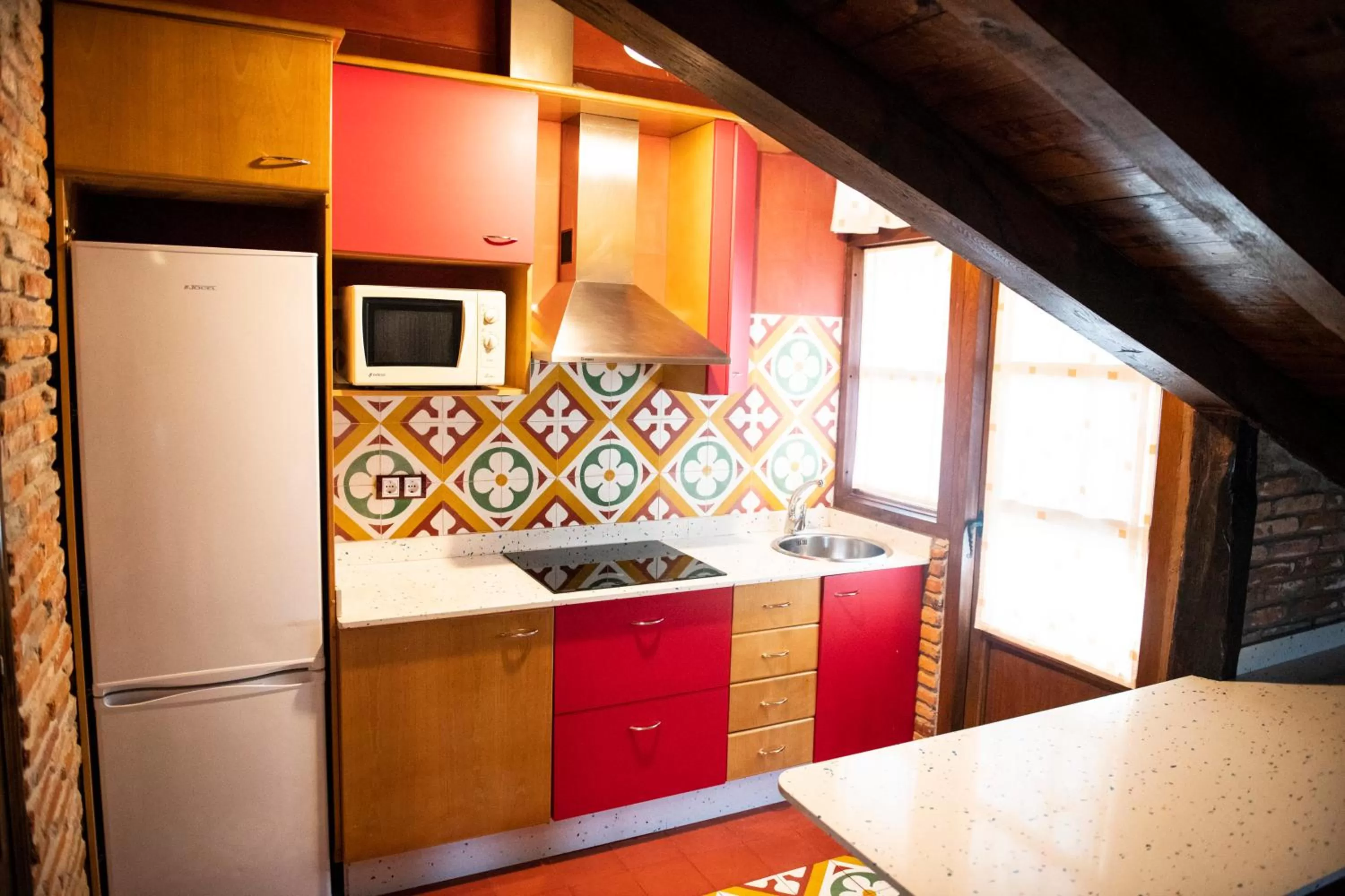 Kitchen or kitchenette in Posada la Leyenda