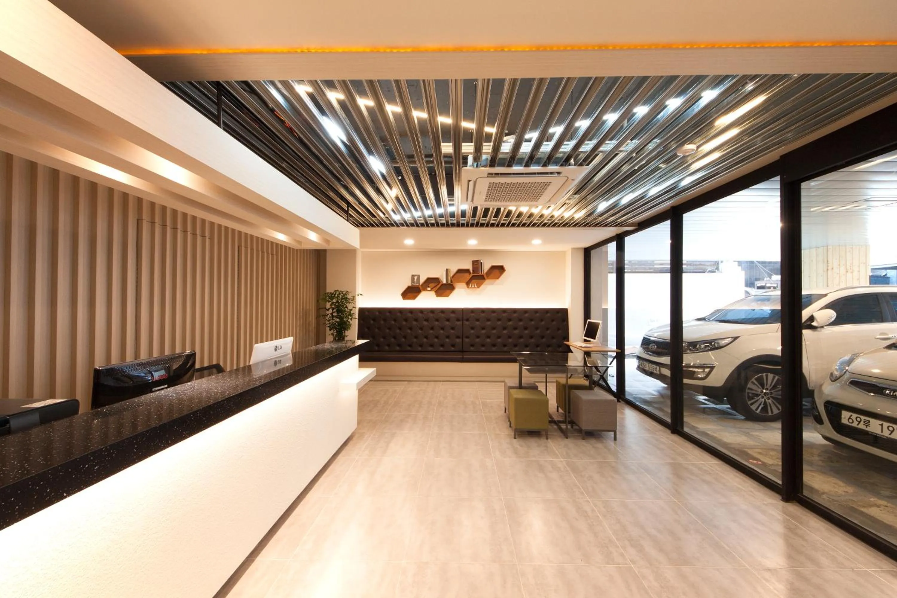 Lobby or reception in K-Grand Hostel Gangnam1
