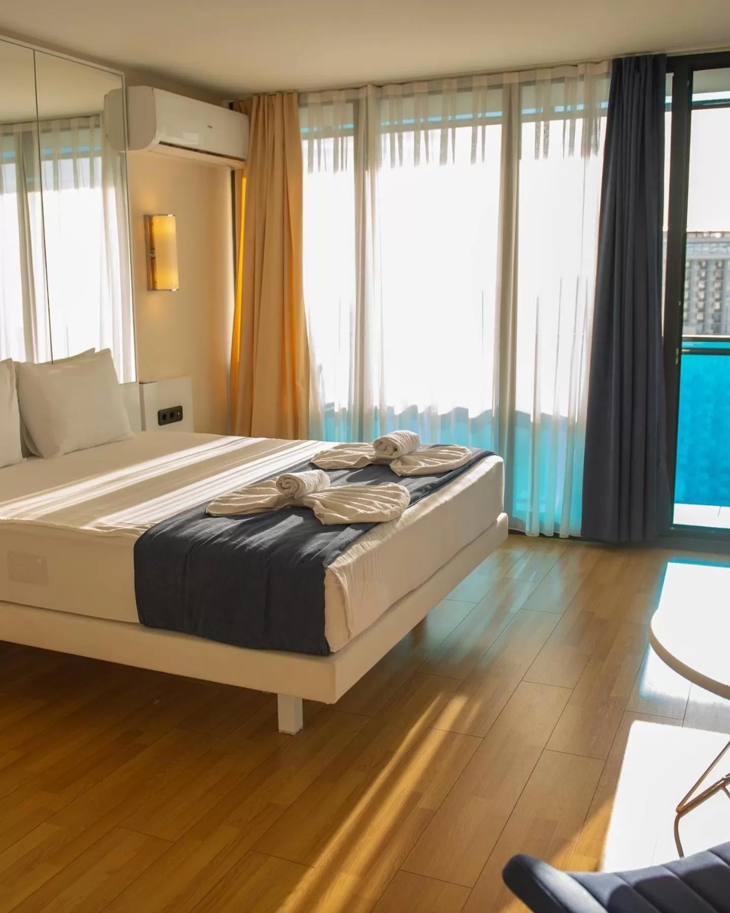 Bed in Orbi City Batumi Black Sea Arena