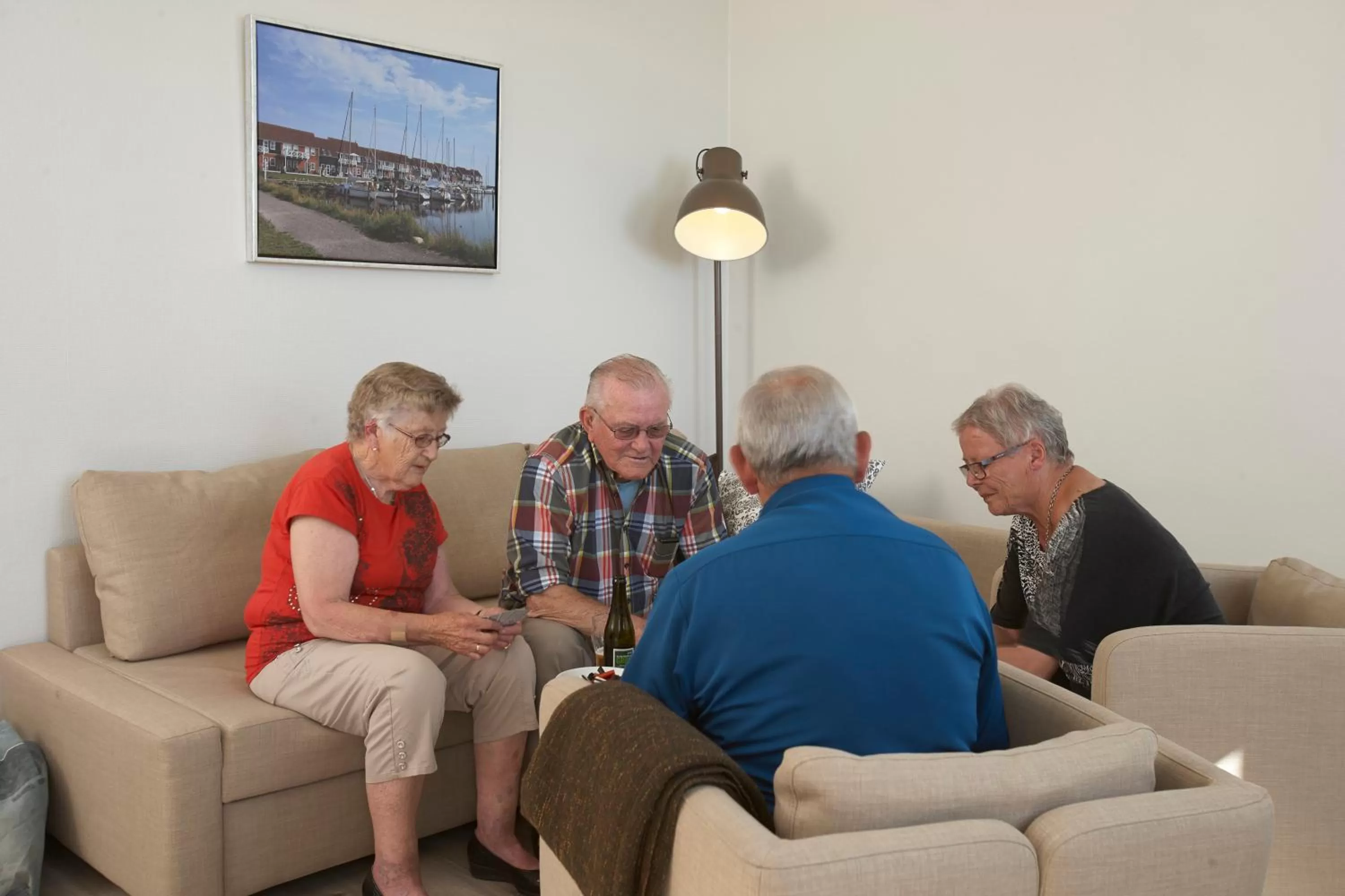 Living room in Hotel Residens Møen