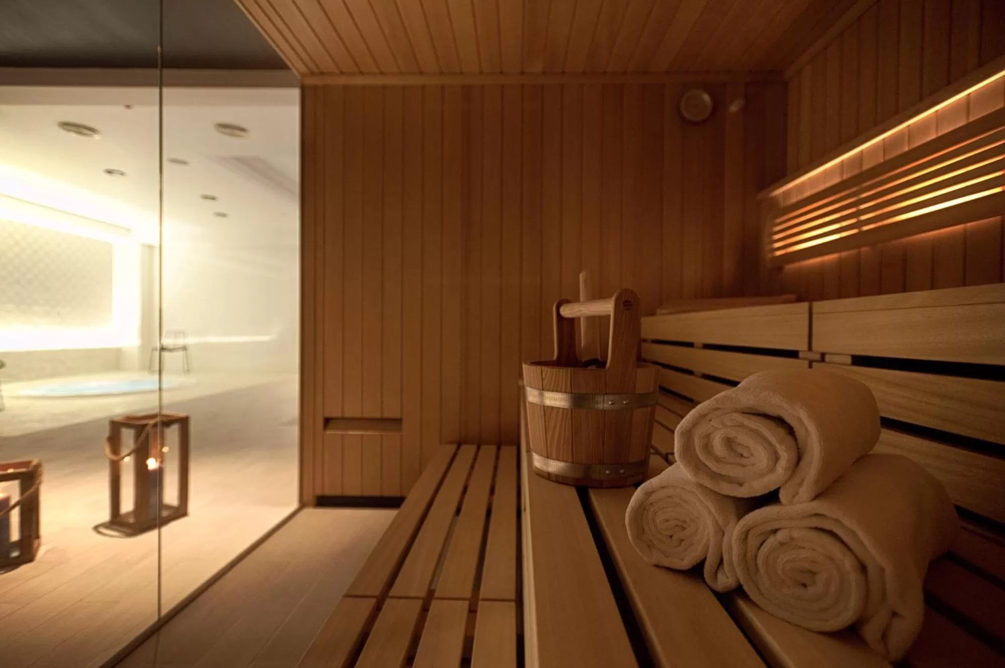 Sauna in Relais & Châteaux Hotel Quadrille - Adults Only