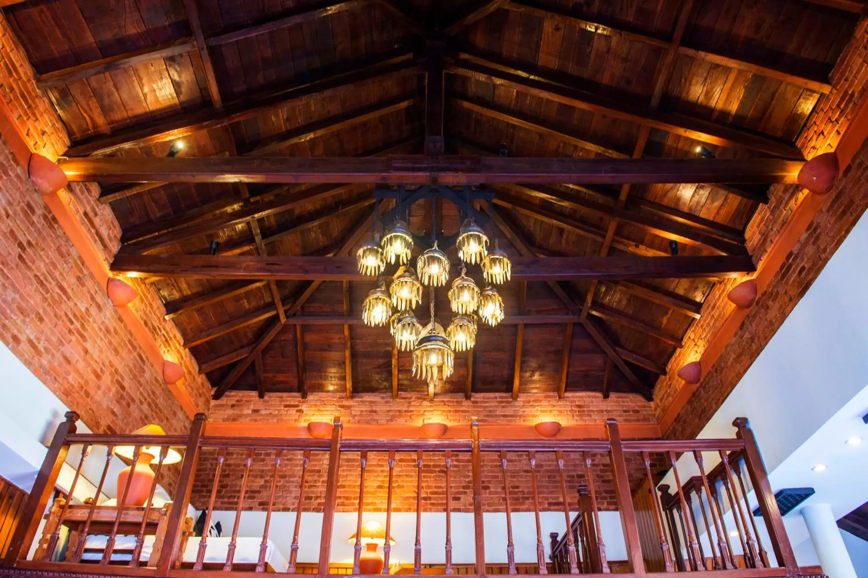 Seating area in The Dwarika's Hotel