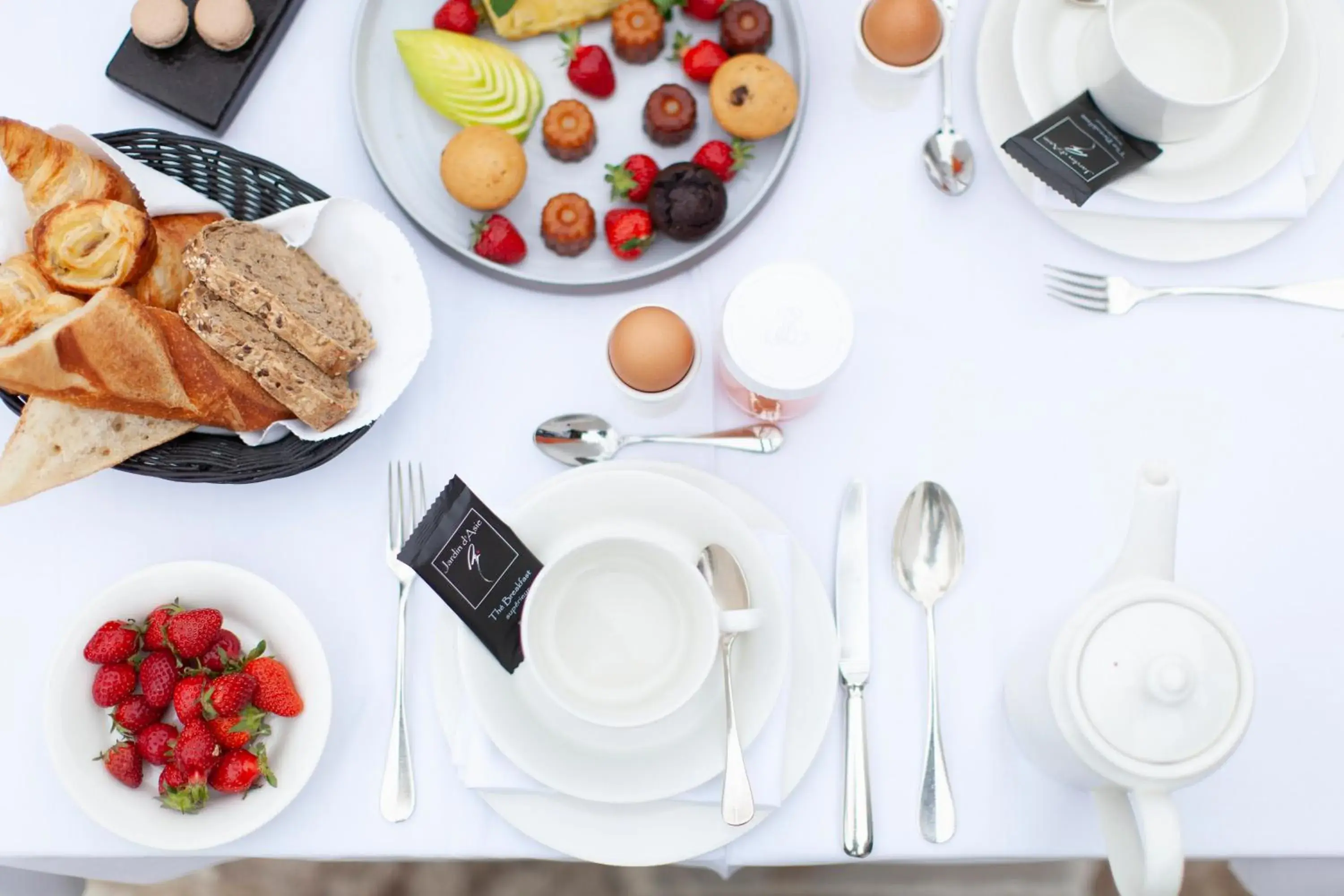 Continental breakfast in Hotel Les Bories & Spa