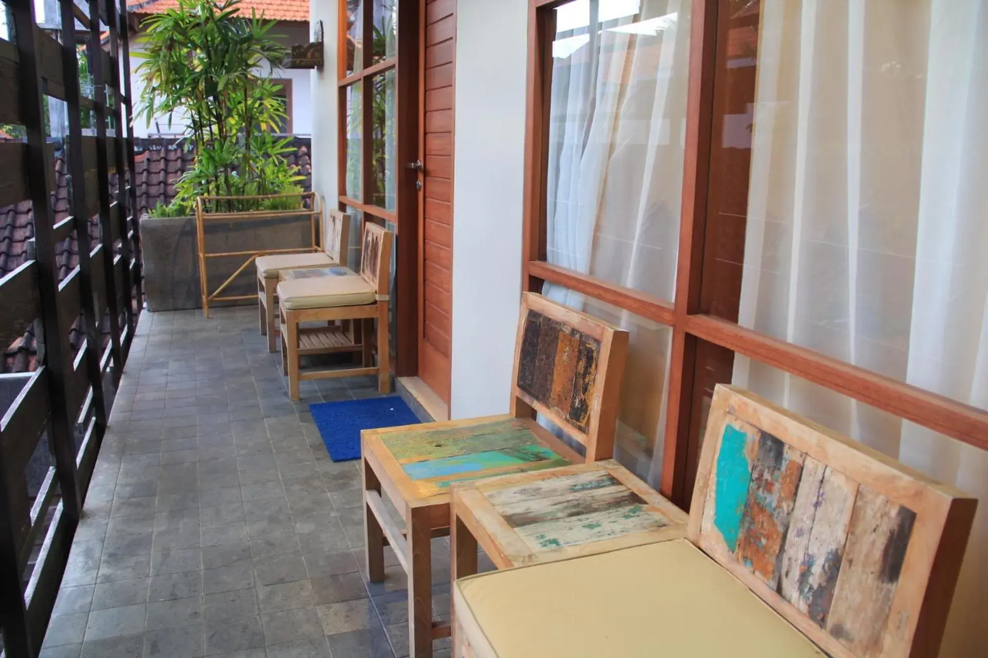 Balcony/Terrace in Semarandana Bedrooms and Pool