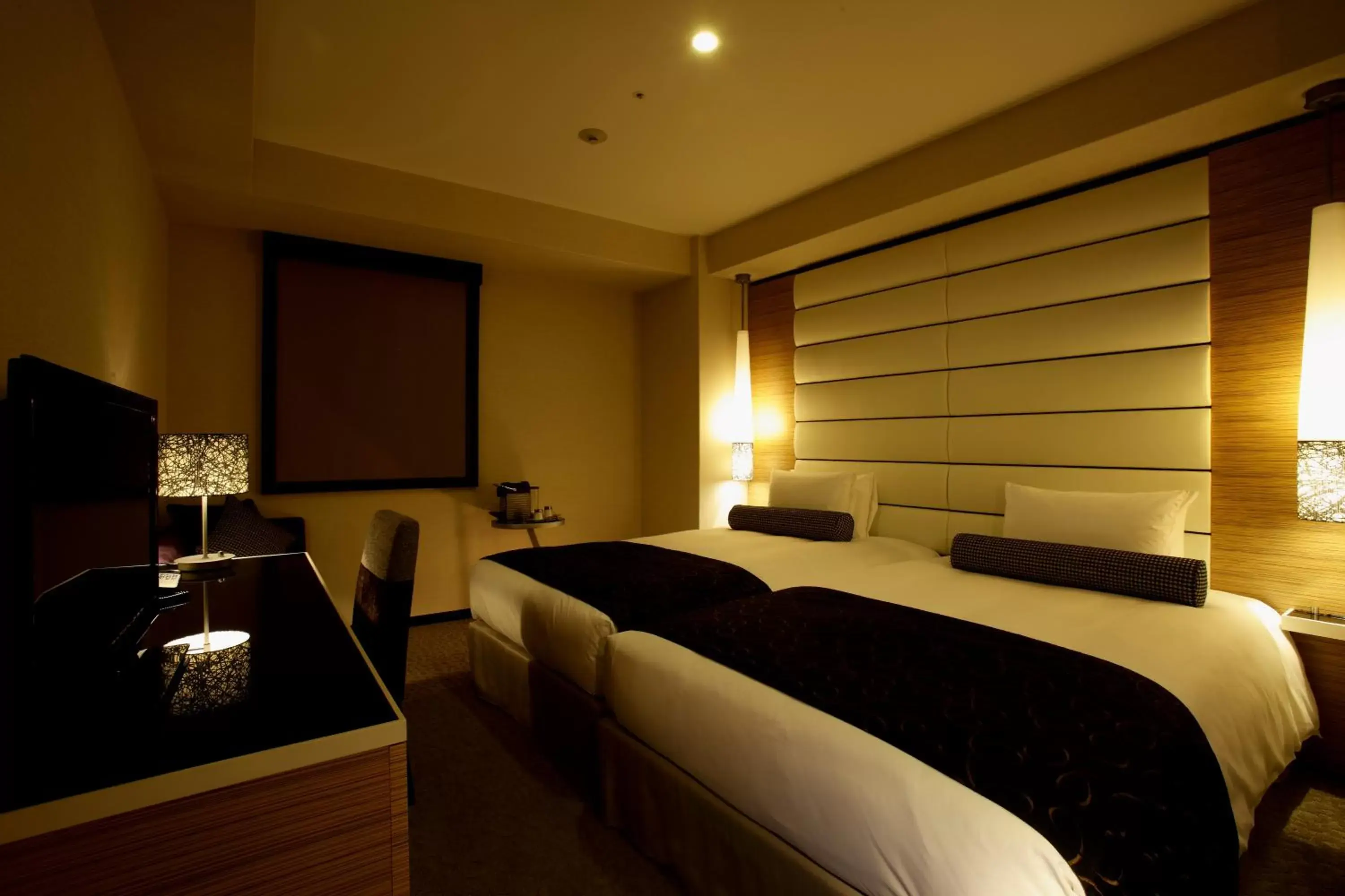 Photo of the whole room, Bed in Hotel Trusty Osaka Abeno