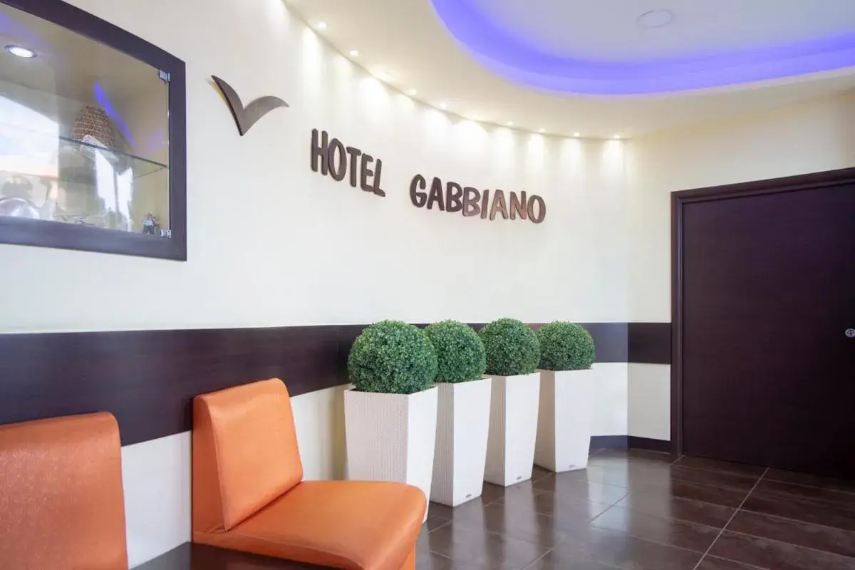 Lobby or reception in Hotel Gabbiano