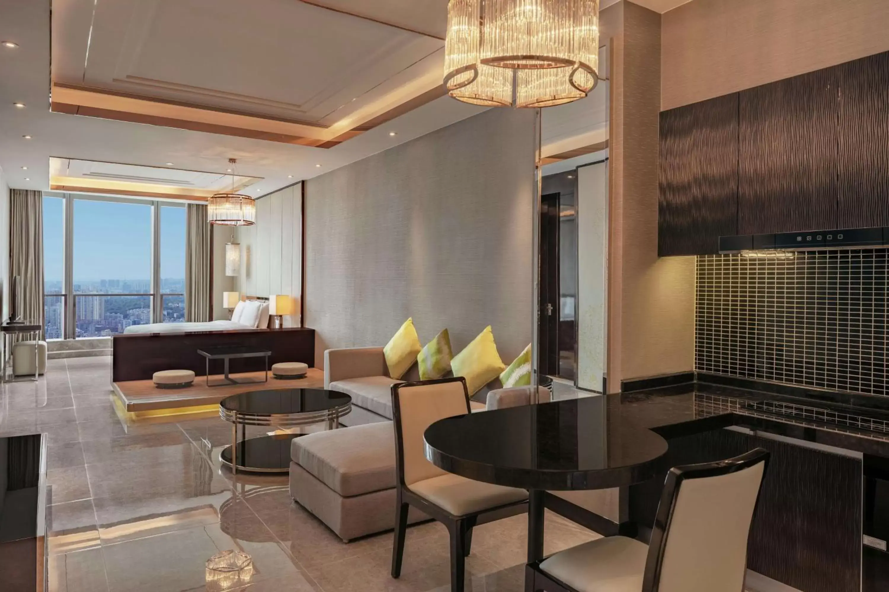 Living room, Seating Area in Hilton Haikou