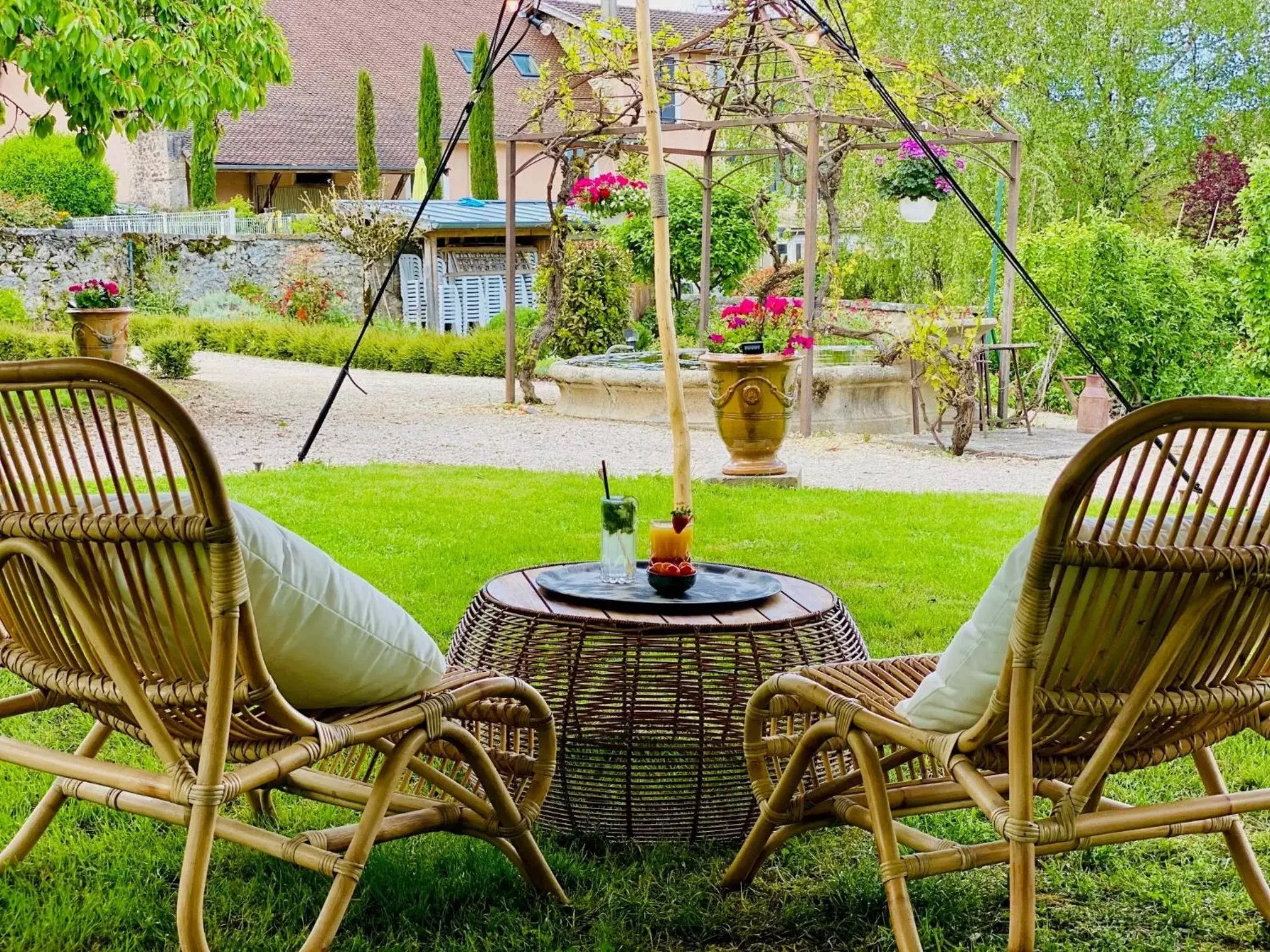 Garden in Les Villas du Domaine de Suzel